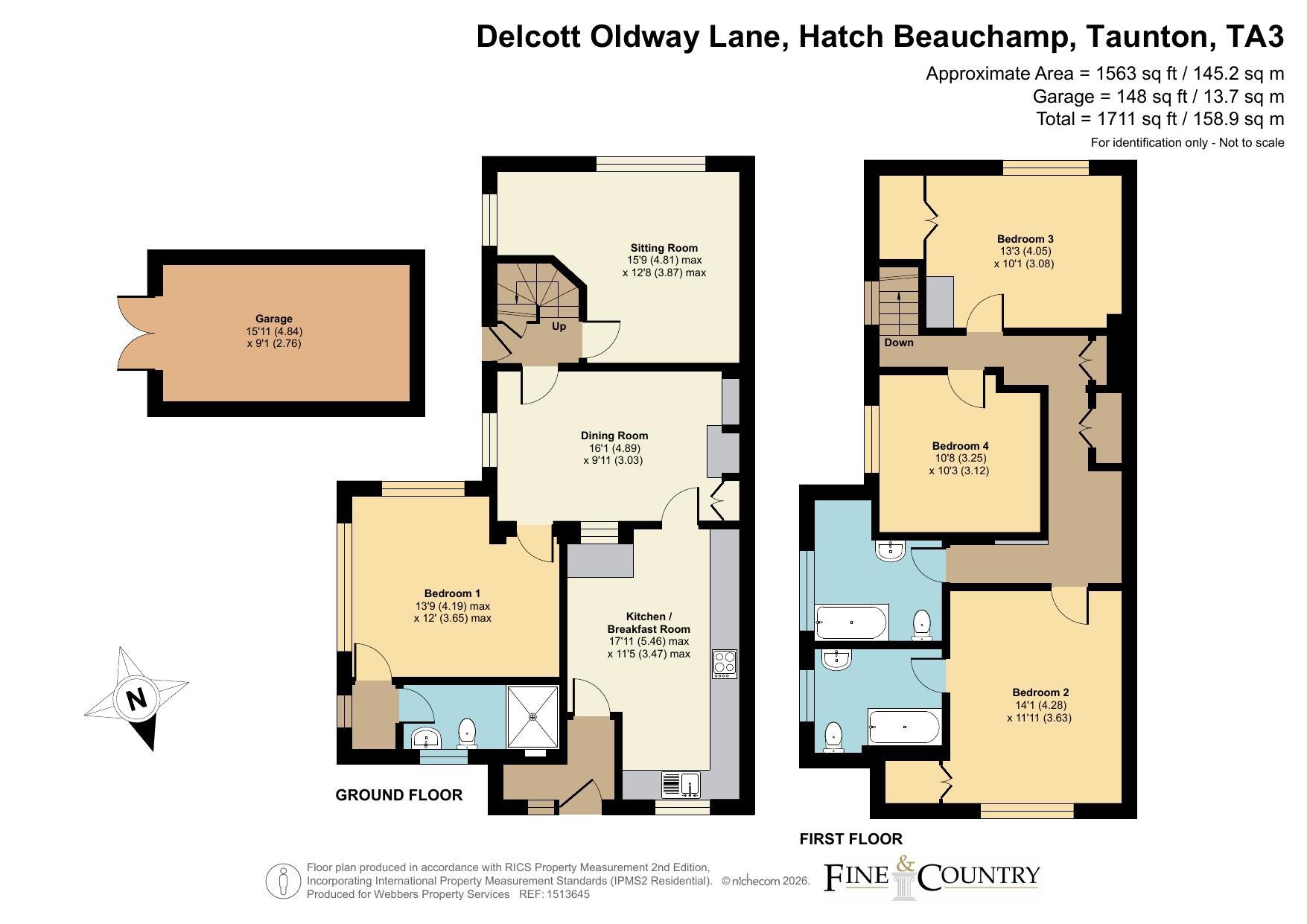 Delcott,, Oldway Lane, Taunton floorplan