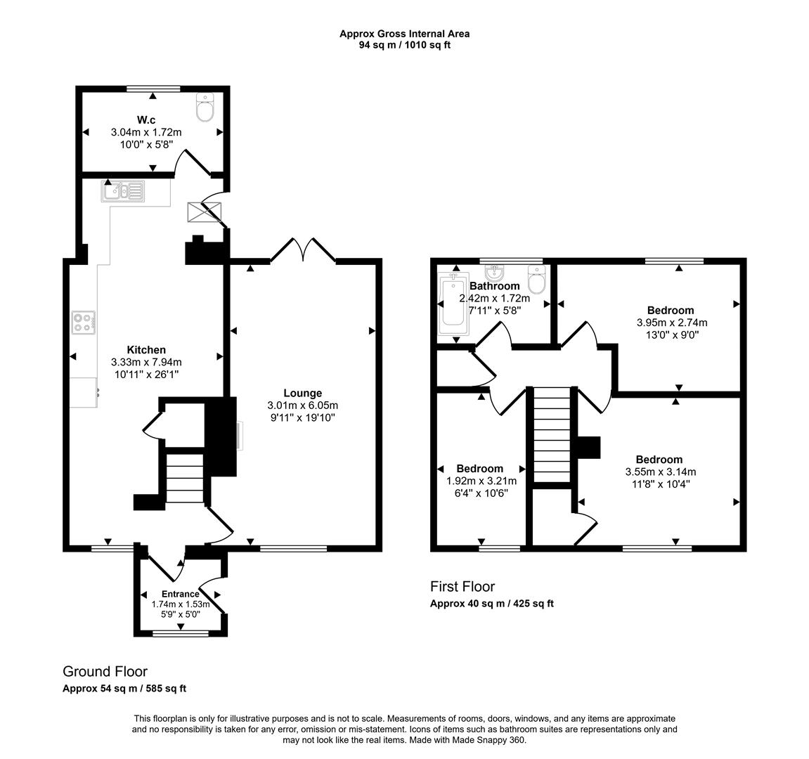 47, Hafod Elfed, Carmarthen floorplan