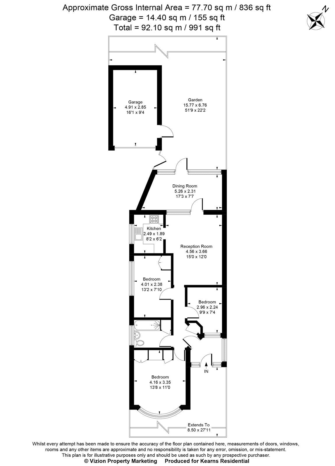 31, Cavendish Avenue, Ruislip floorplan