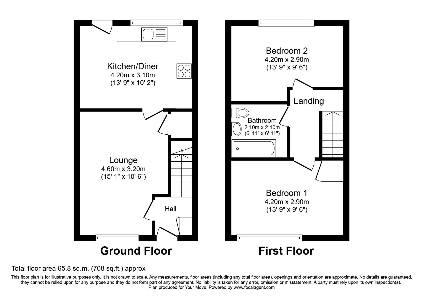 9, Sulway Close, Manchester floorplan