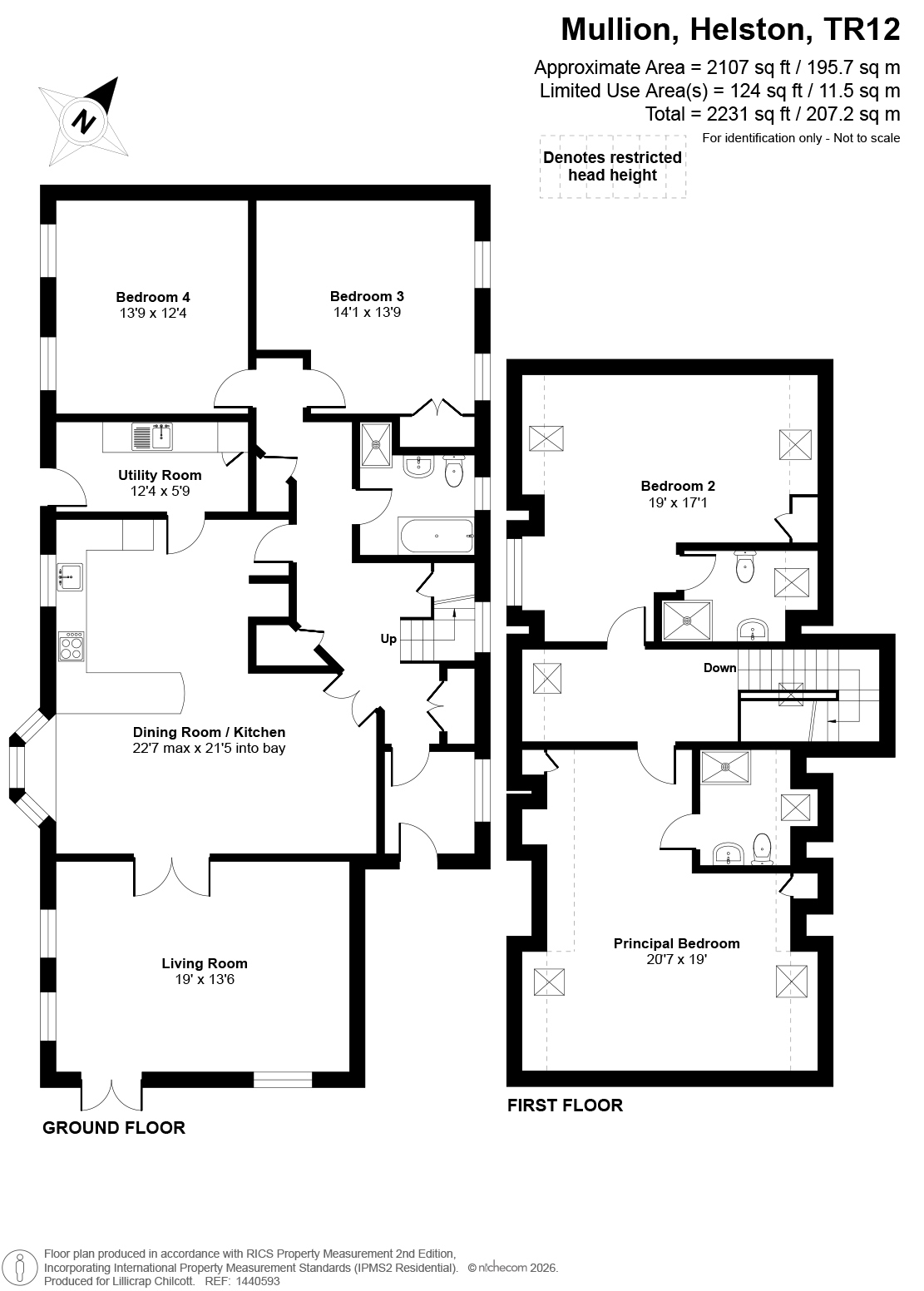 Half Way Up, Helston floorplan