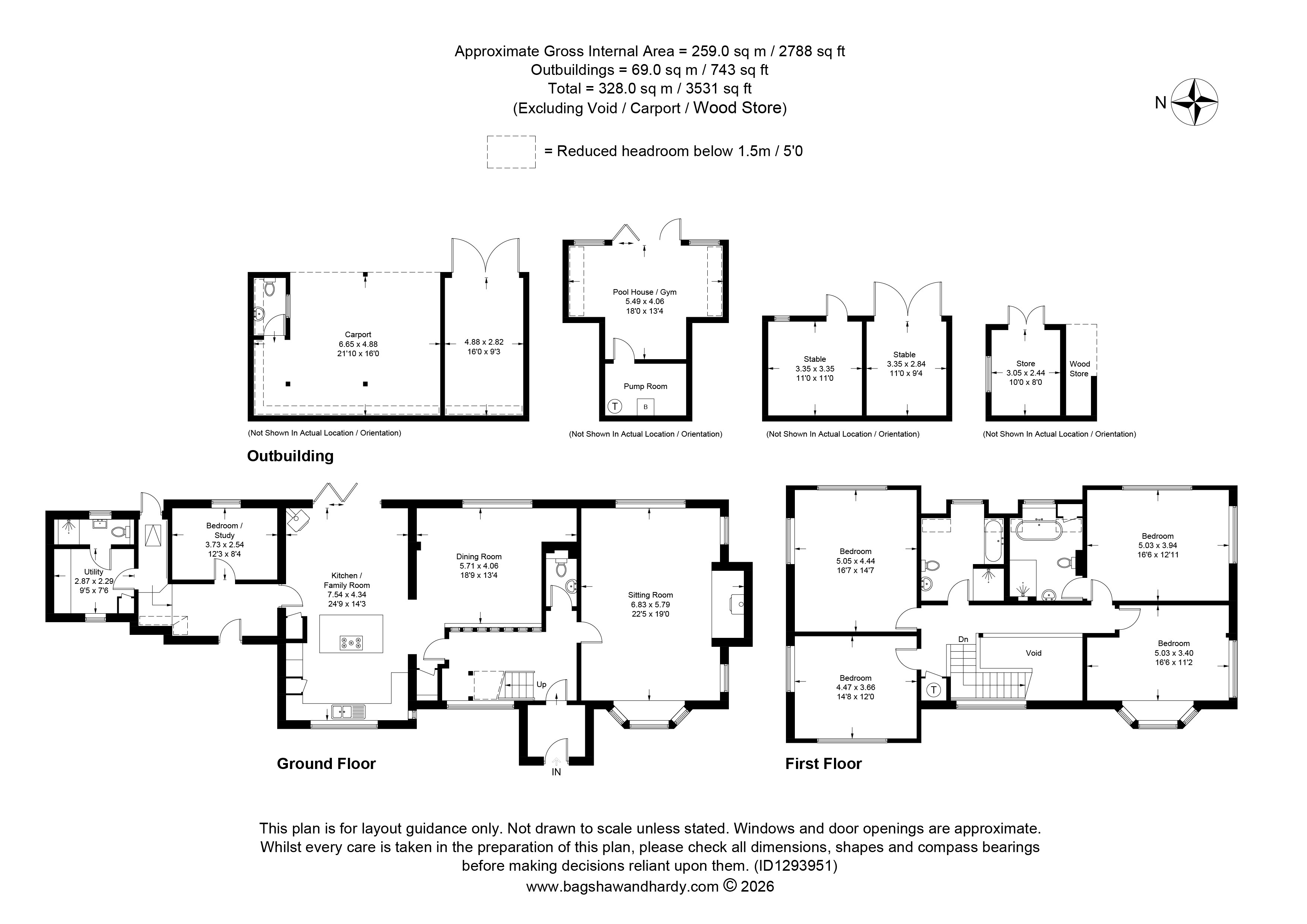 Eden Hall Farm,, Stick Hill, Kent floorplan