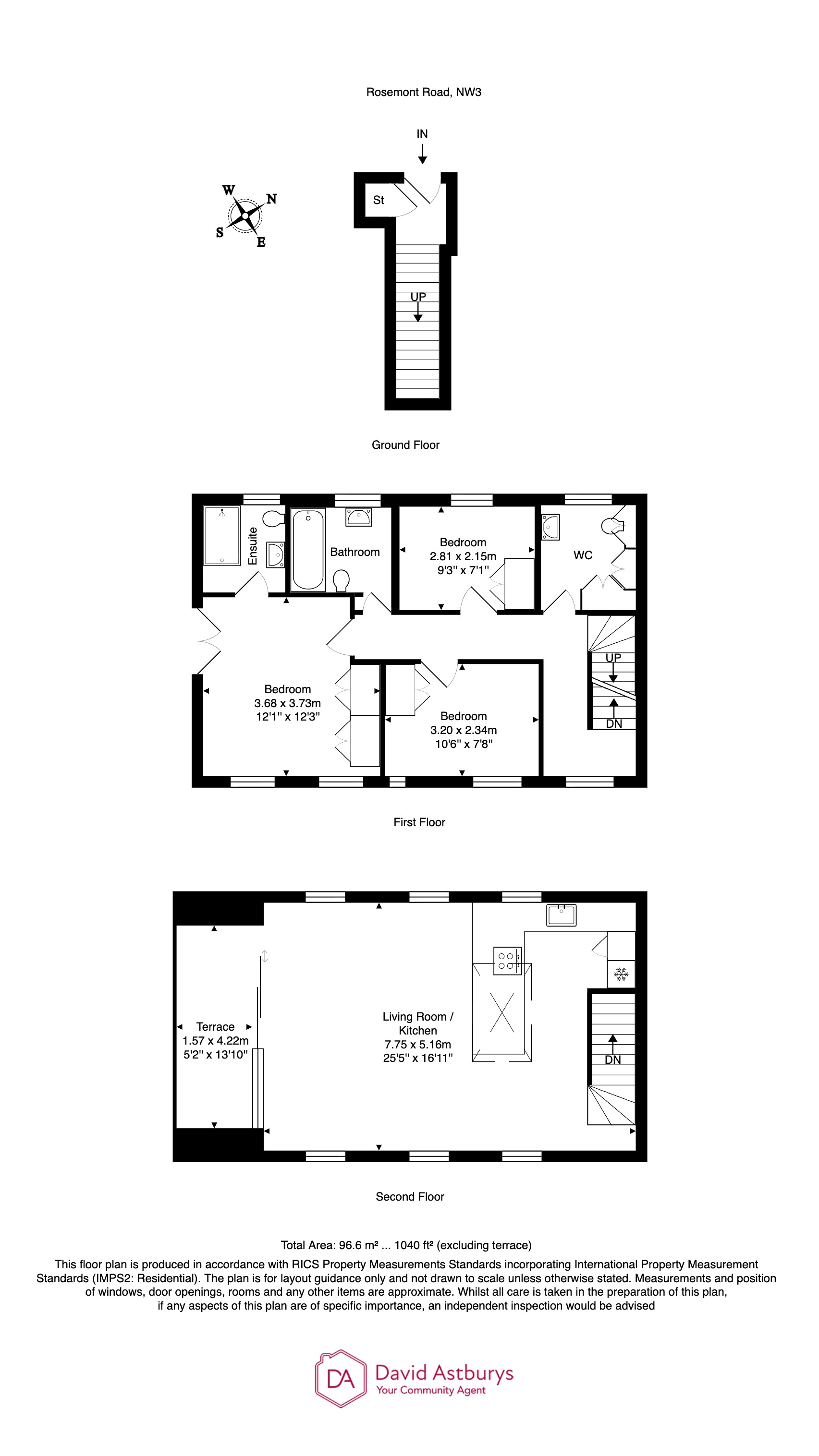 28, Rosemont Road, Hampstead floorplan