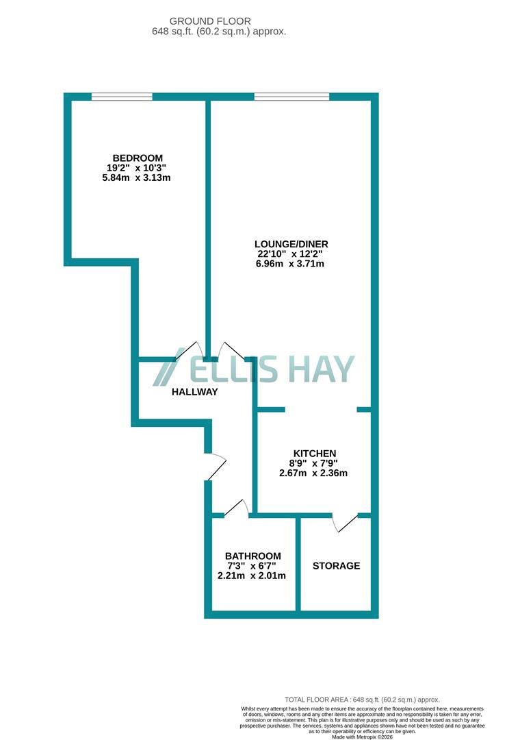 25 Charles William Apartments, North Leas Avenue, Scarborough floorplan