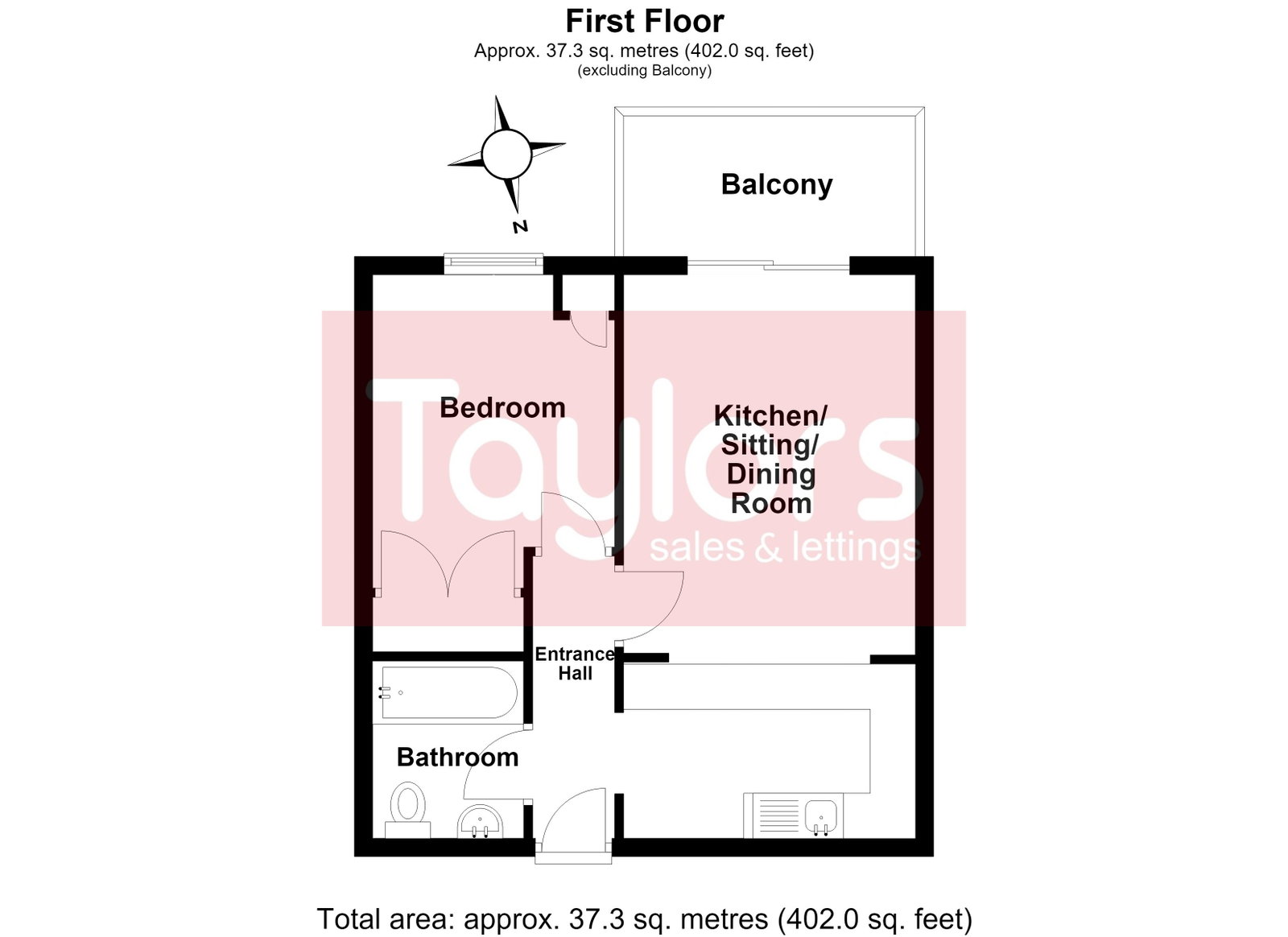 Manor Court, 22,Flat 9, Newton Road, Torquay floorplan
