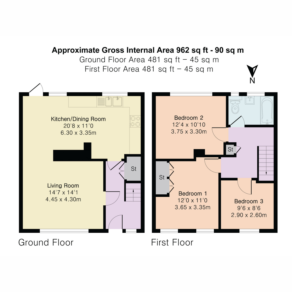 3, Longfield Road, Reading floorplan