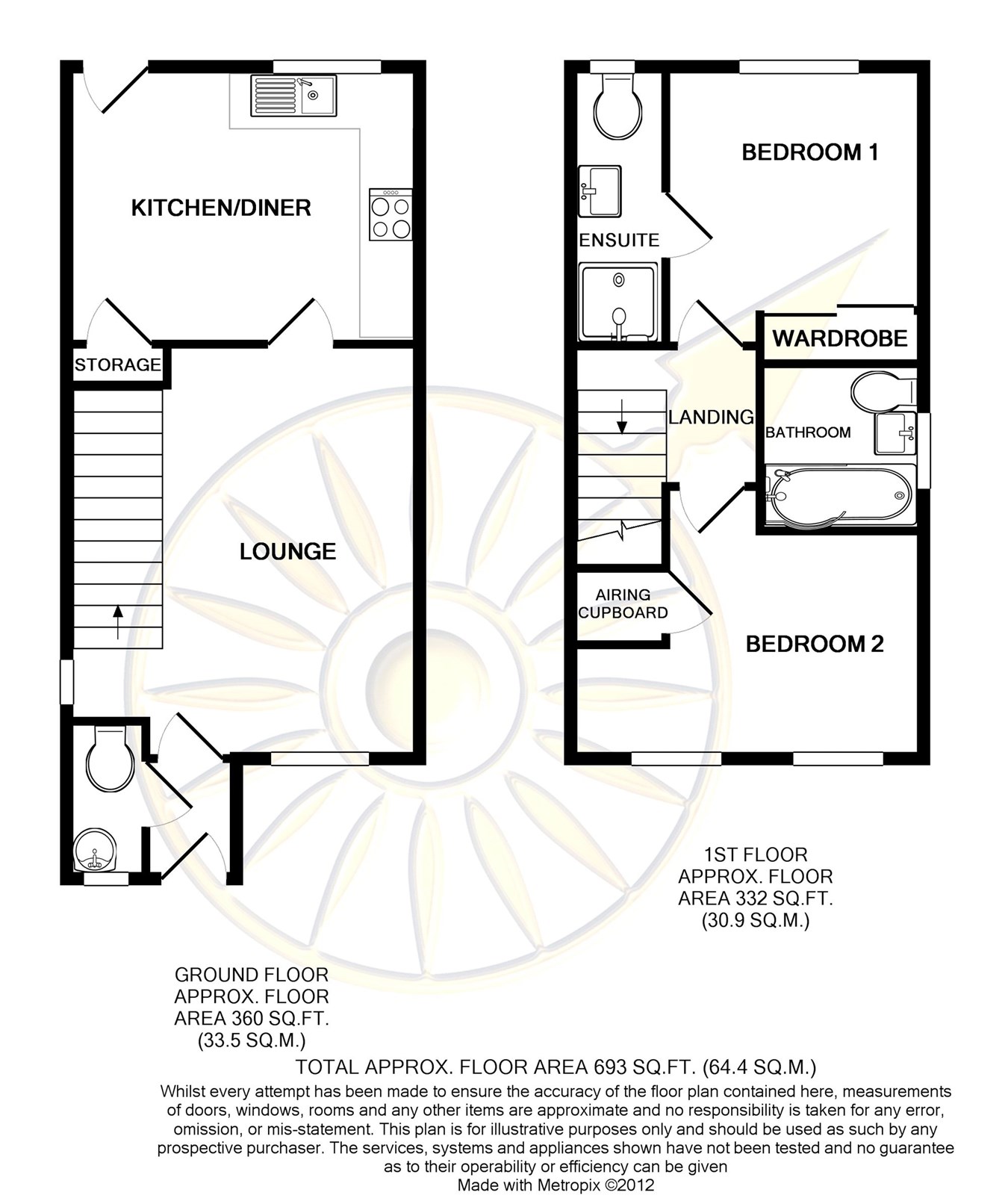 2 Bedrooms Semi-detached house to rent in Avington Way, Sherfield-On-Loddon, Hook RG27