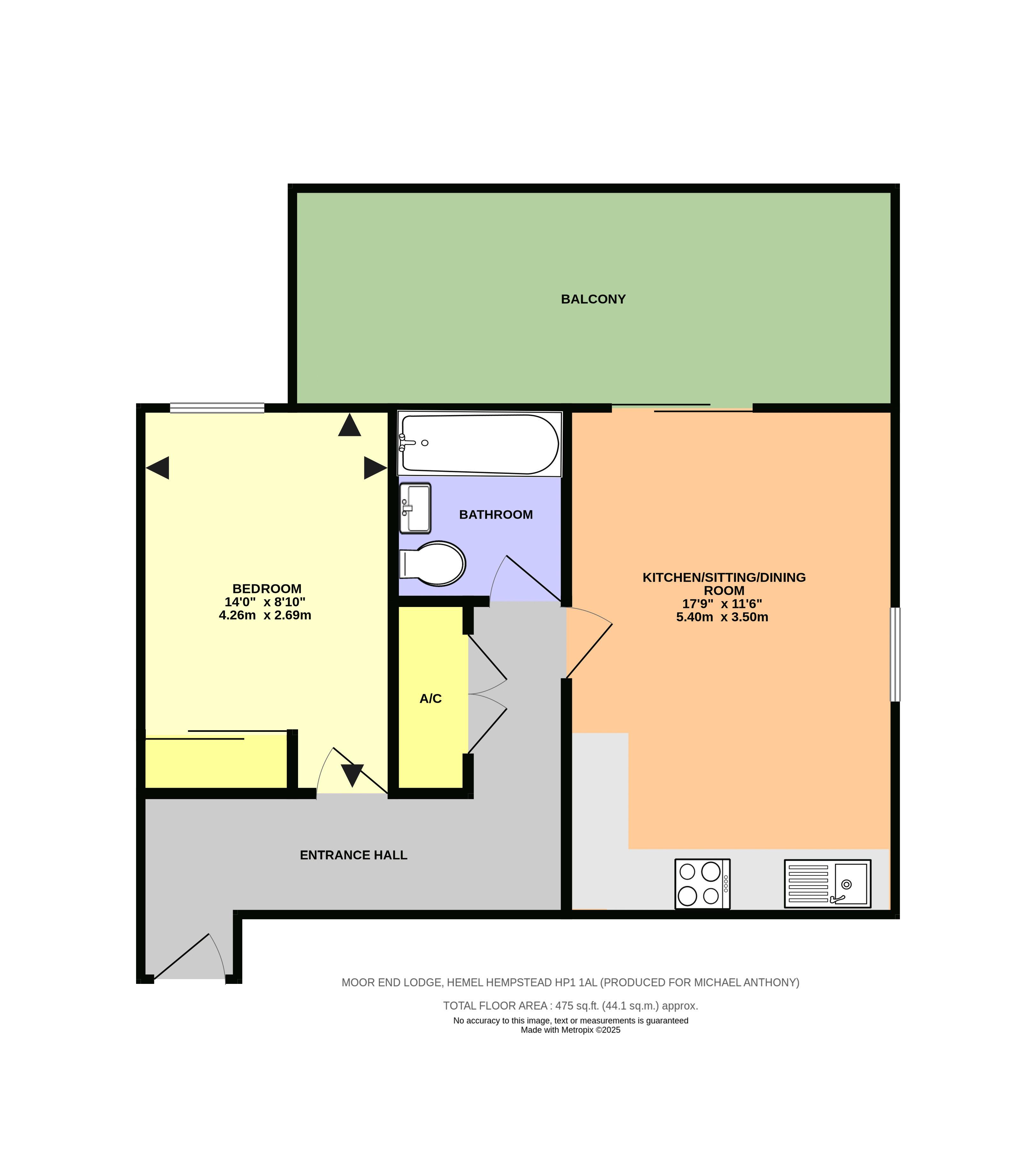 8 Moor End Lodge, Cotterells, Hemel Hempstead floorplan