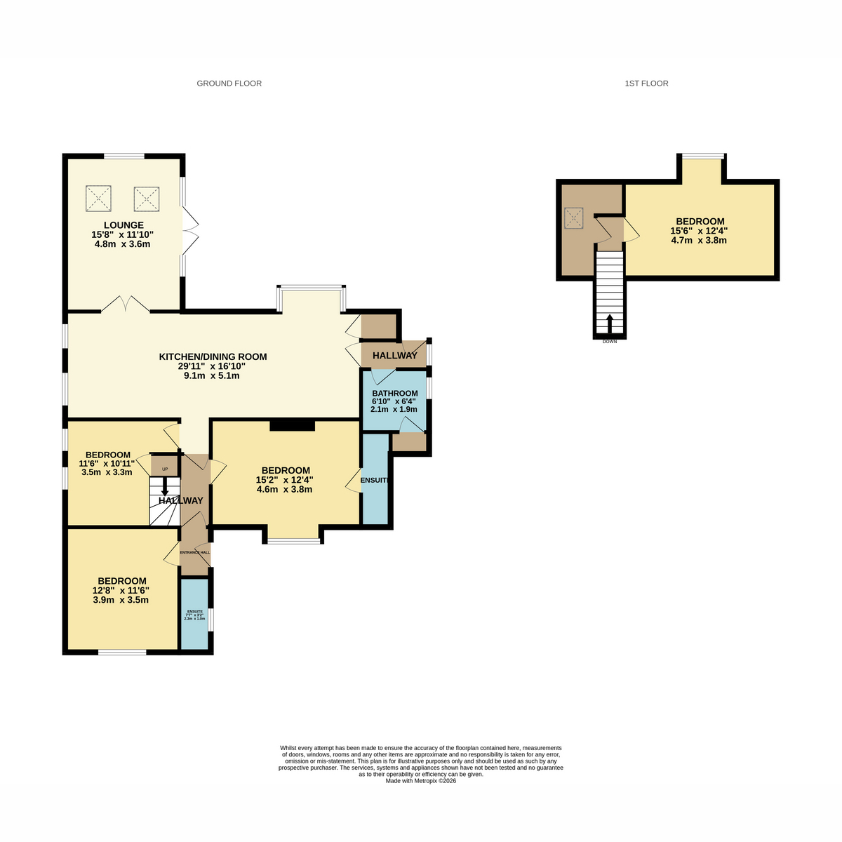 145, Greenhill Road, Coalville floorplan
