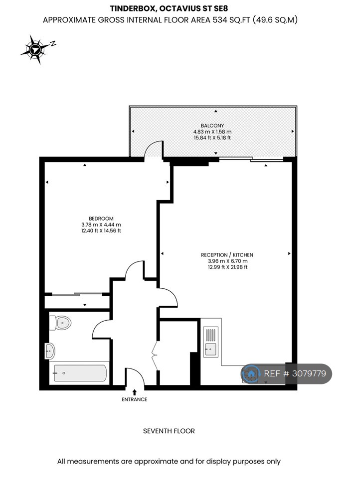 Tinderbox House Octavius St, London floorplan