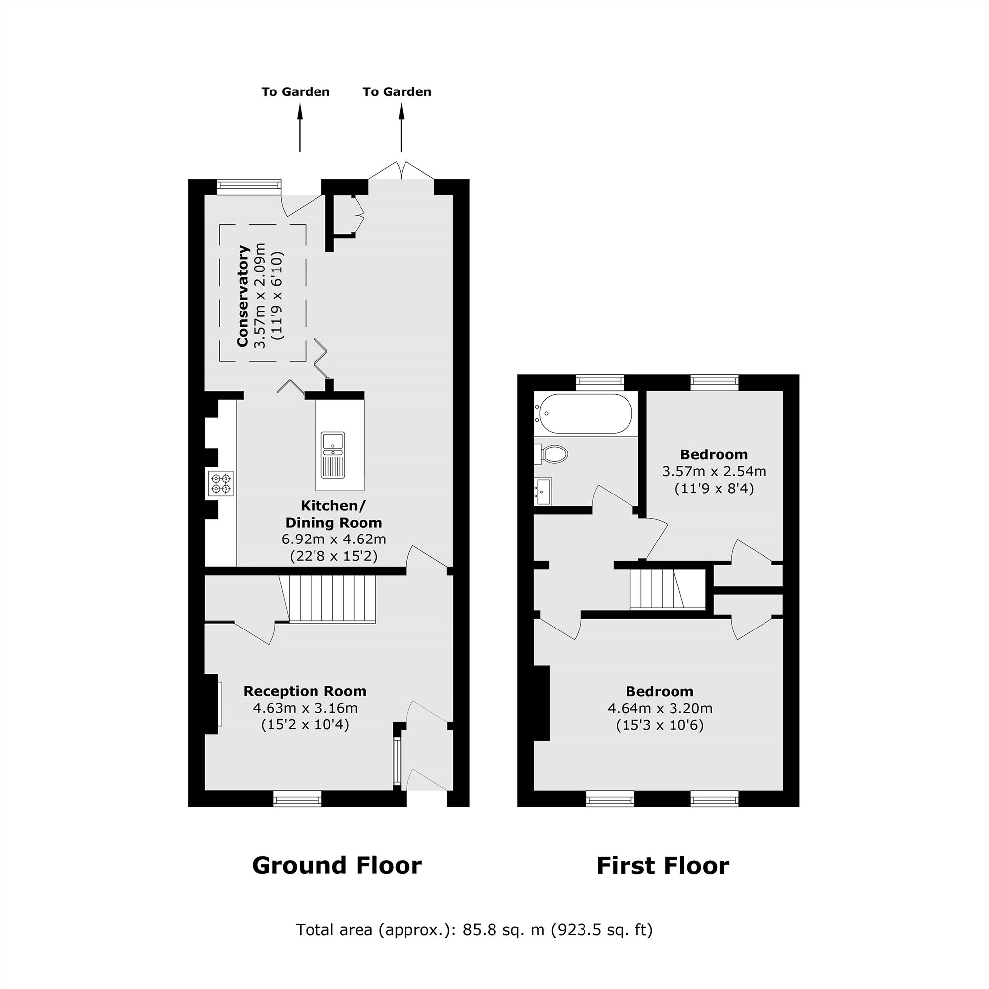 10, Brightfield Road, London floorplan