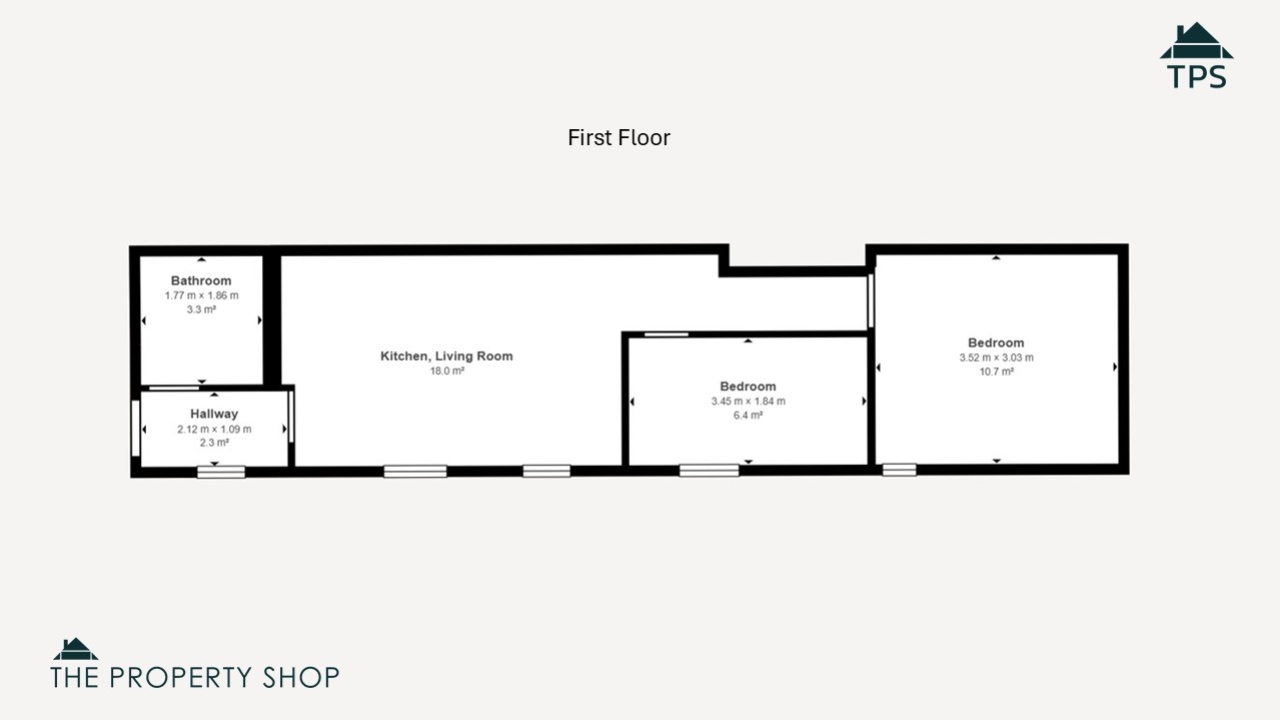 18a, North Street, Lostwithiel floorplan
