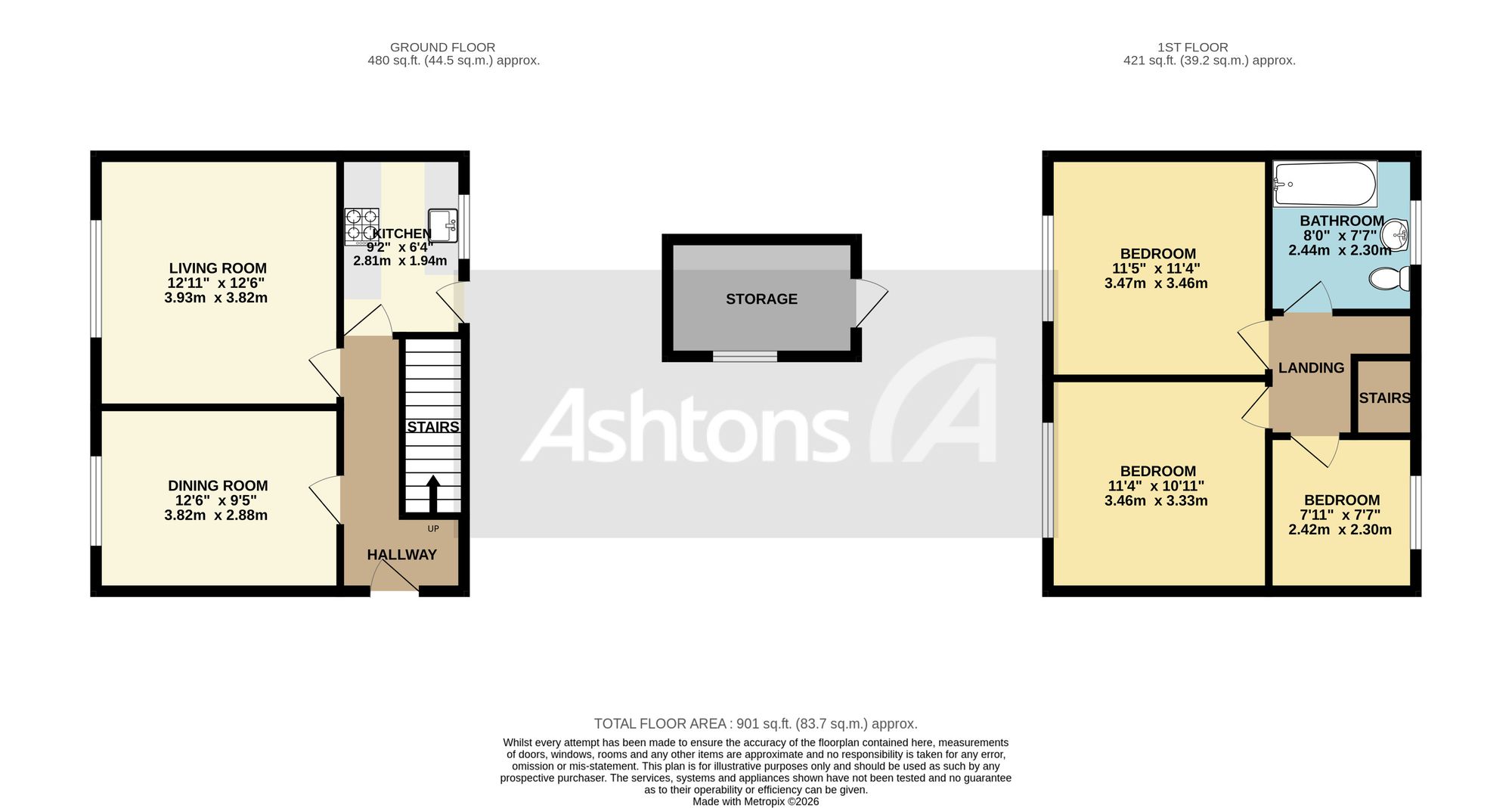 5 Lime Close, Warrington floorplan