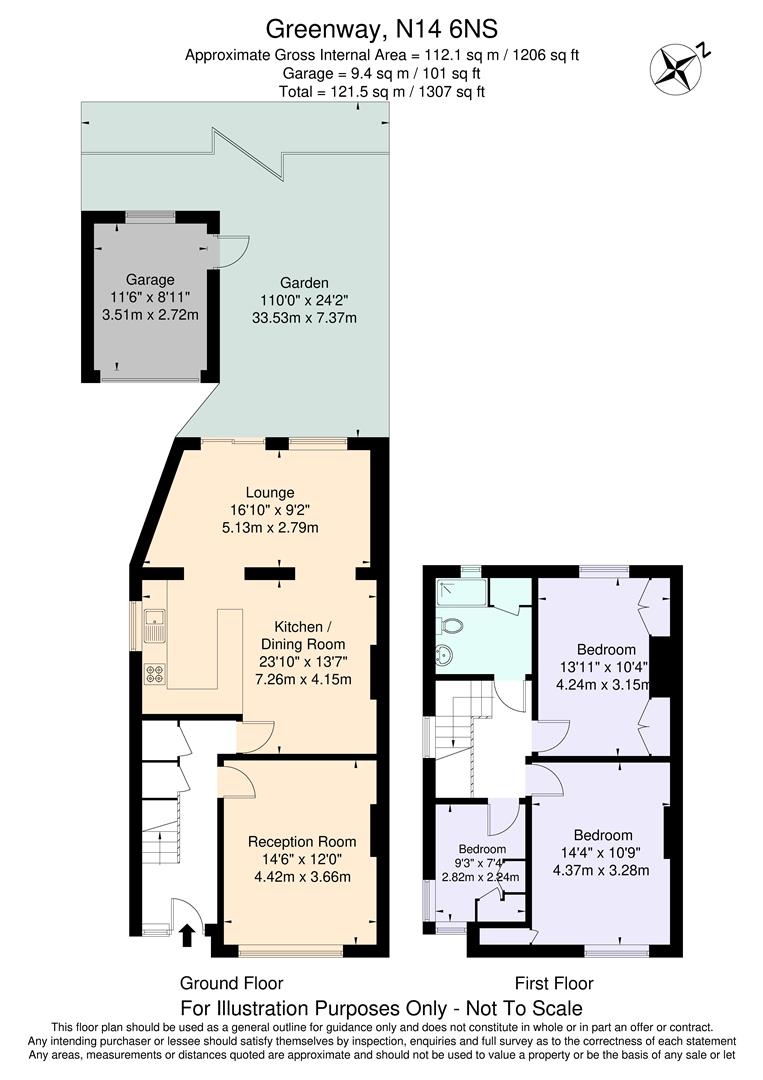 58, Greenway, London floorplan
