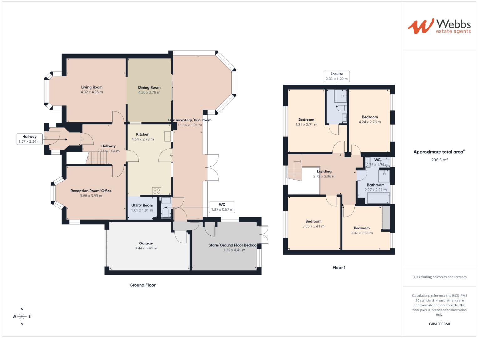 188, Ogley Road, Walsall floorplan
