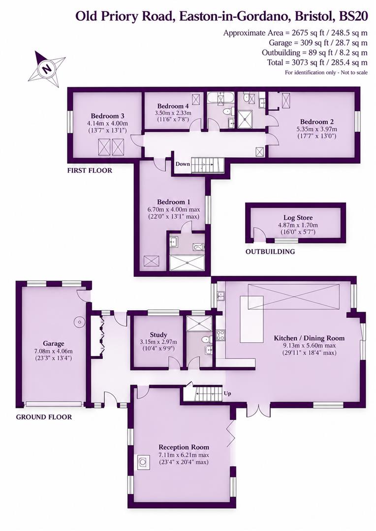Old Priory Road, Easton-In-Gordano Bristol floorplan