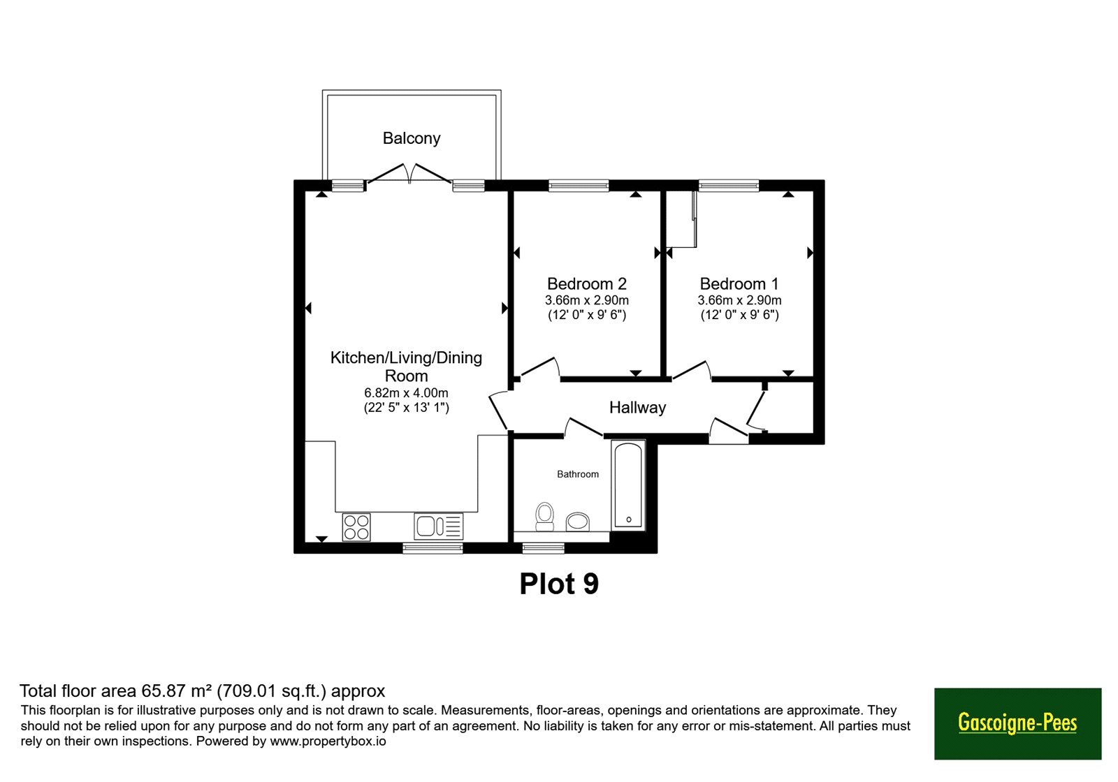 Chobham Road, Camberley floorplan