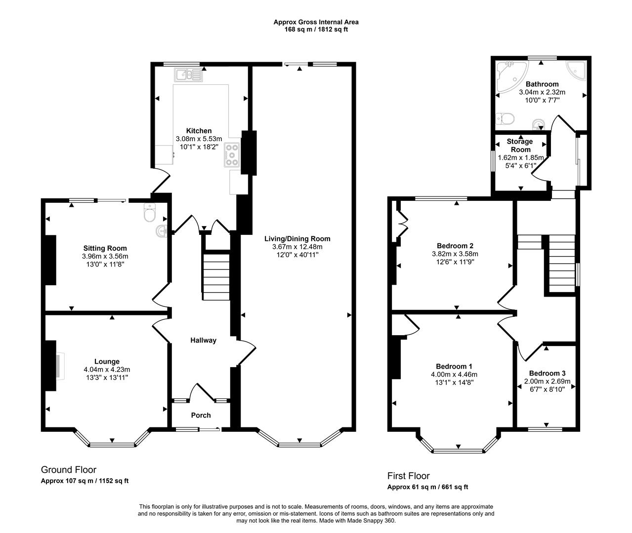 15, Crowhill, Haverfordwest floorplan