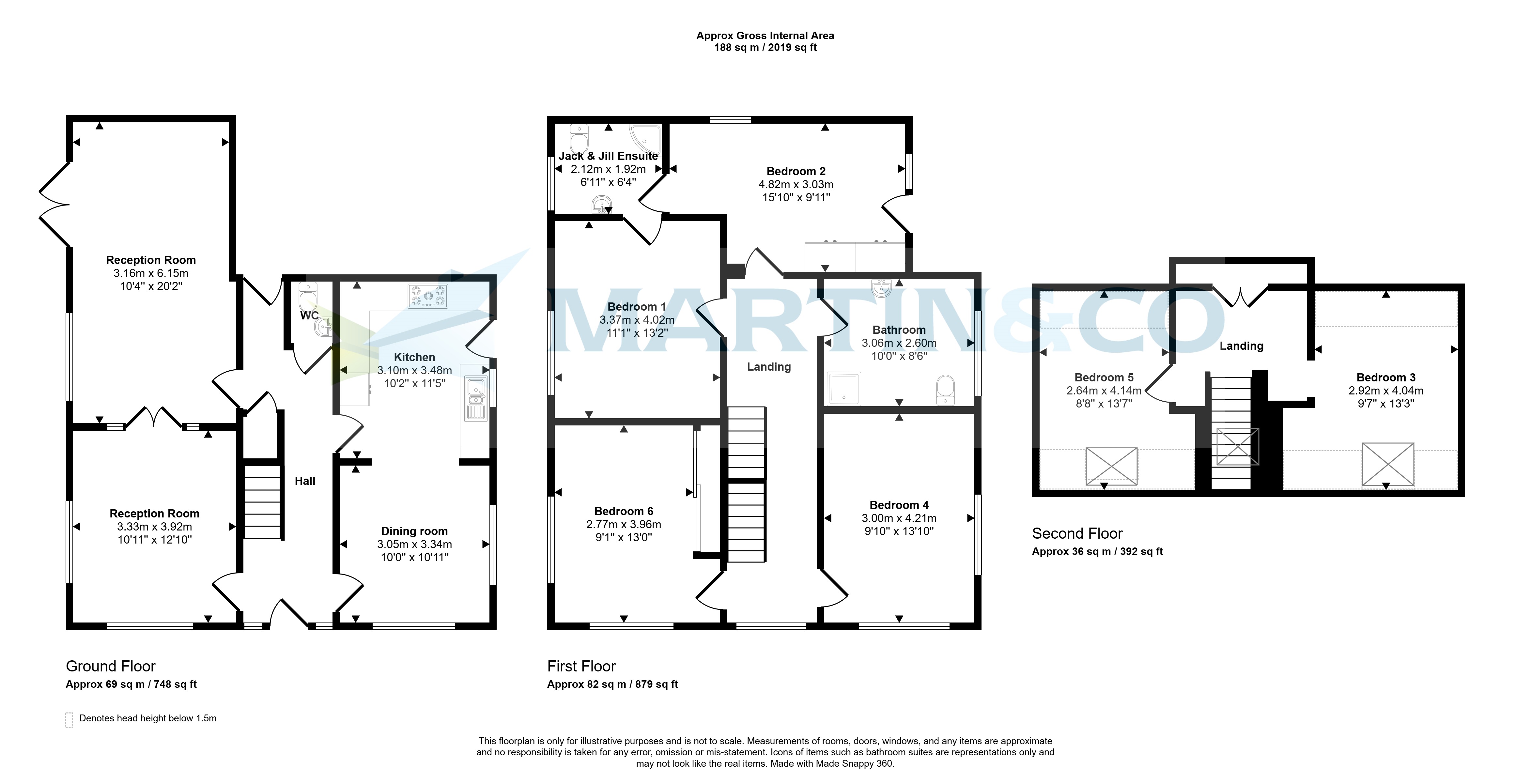 1, Rosebery Road, Bradford floorplan