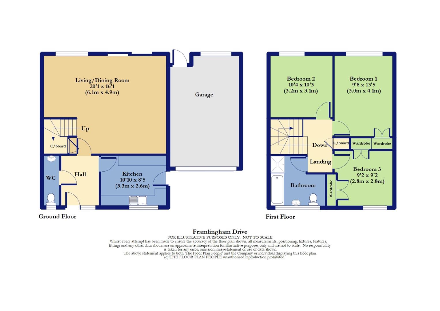 2, Framlingham Drive, Reading floorplan
