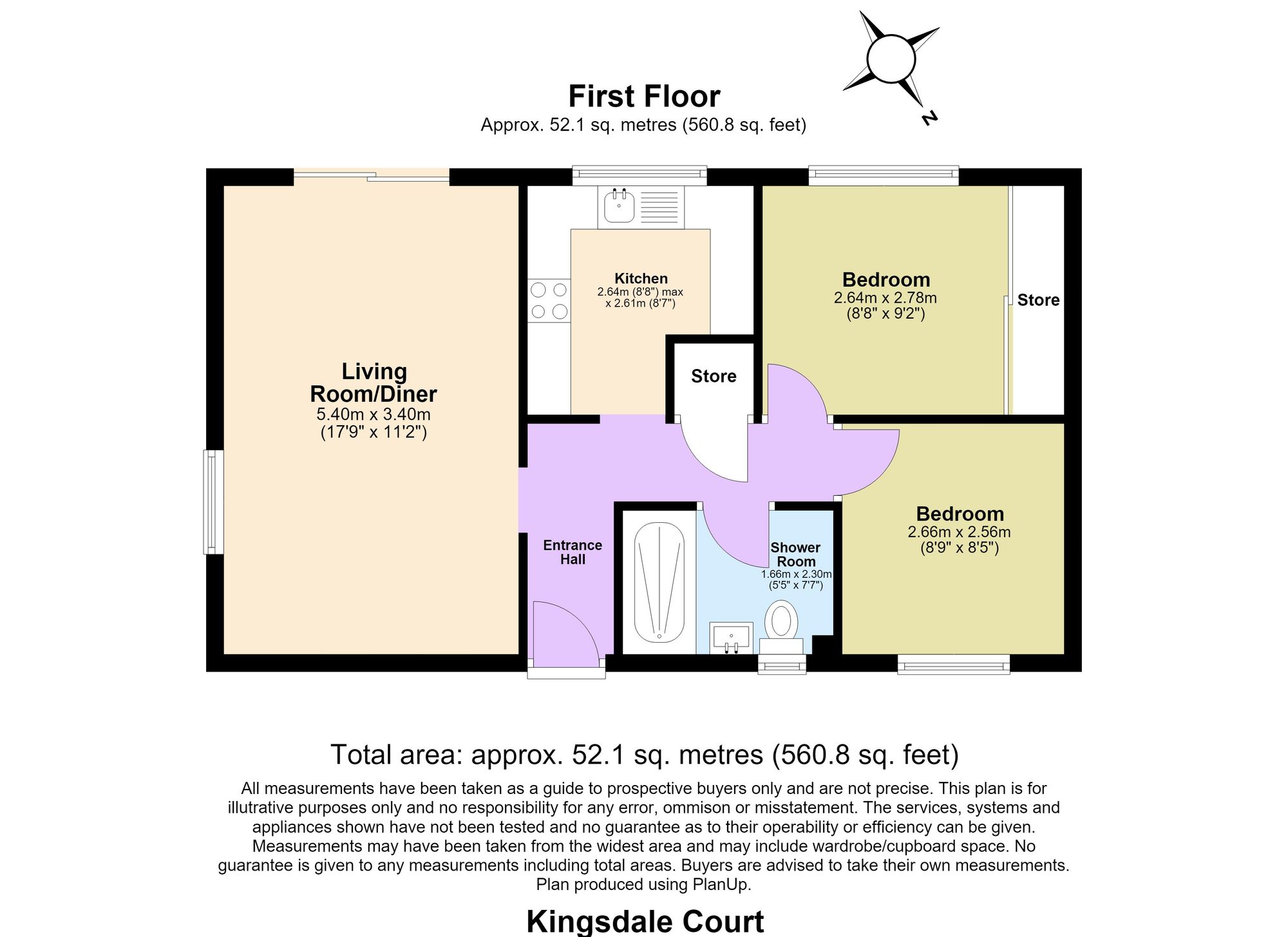 10 Kingsdale Court Lamplighters Close, Waltham Abbey floorplan