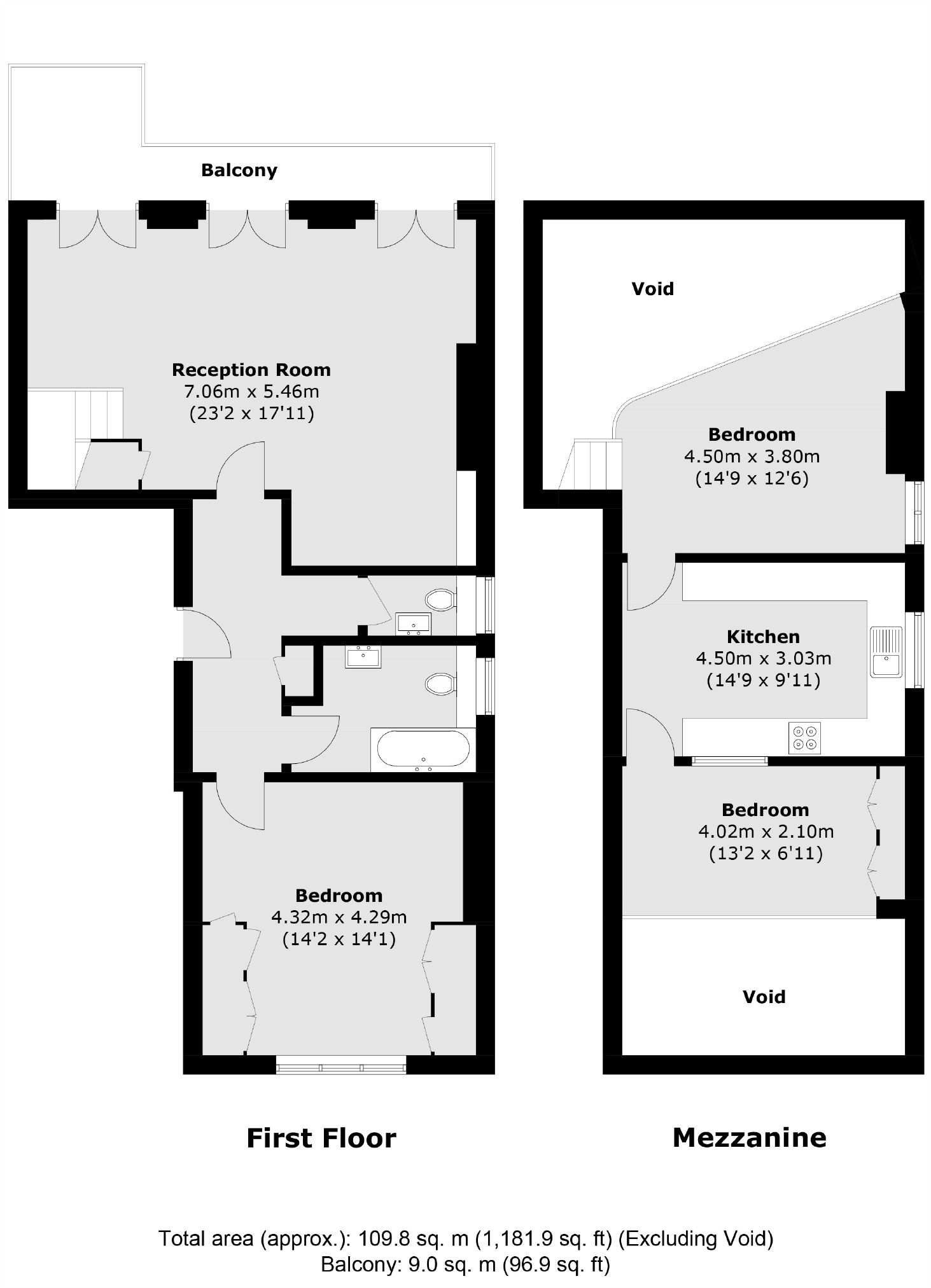 Hyde Park Gardens, London floorplan