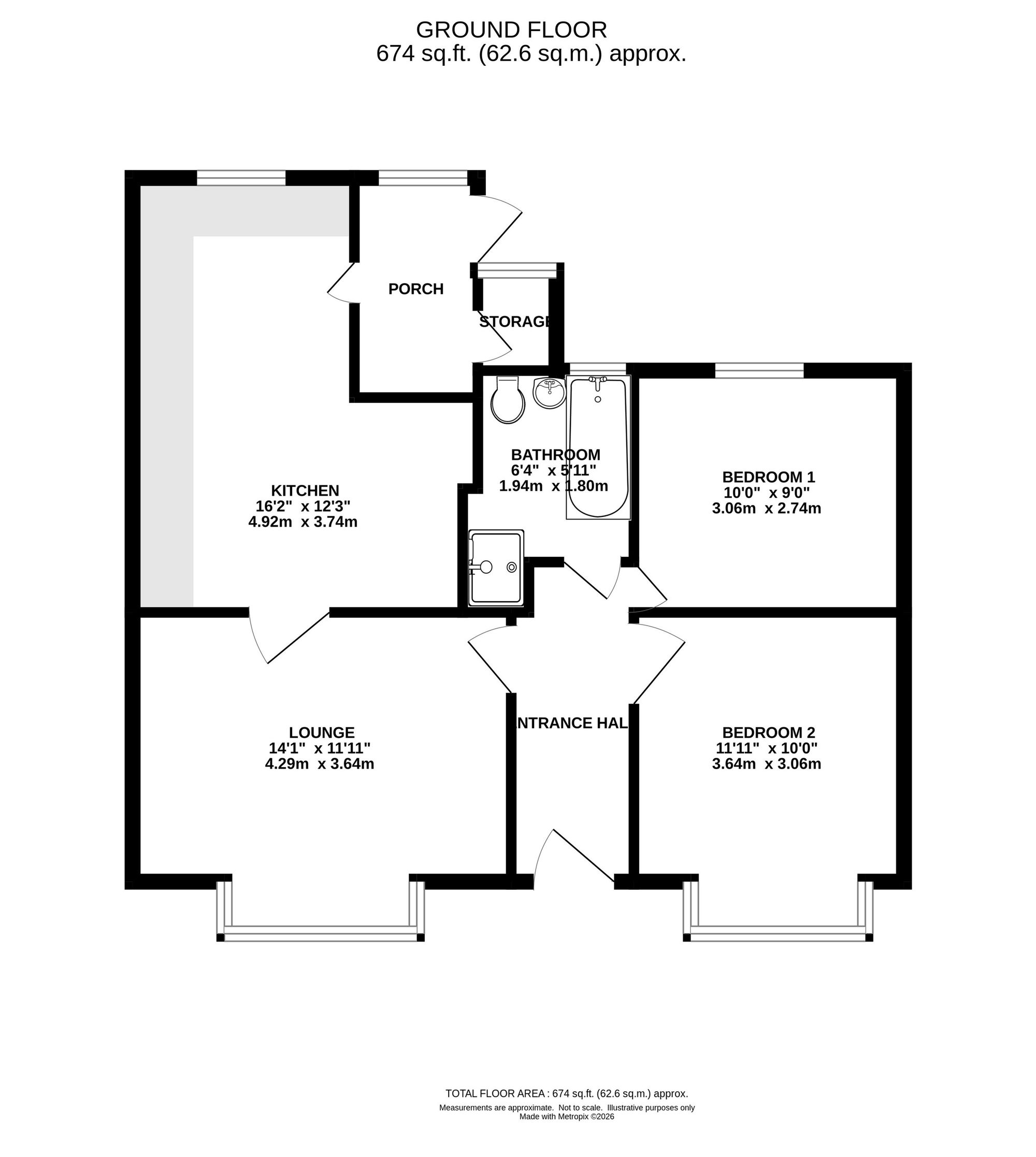 2 The Close, Stockport floorplan