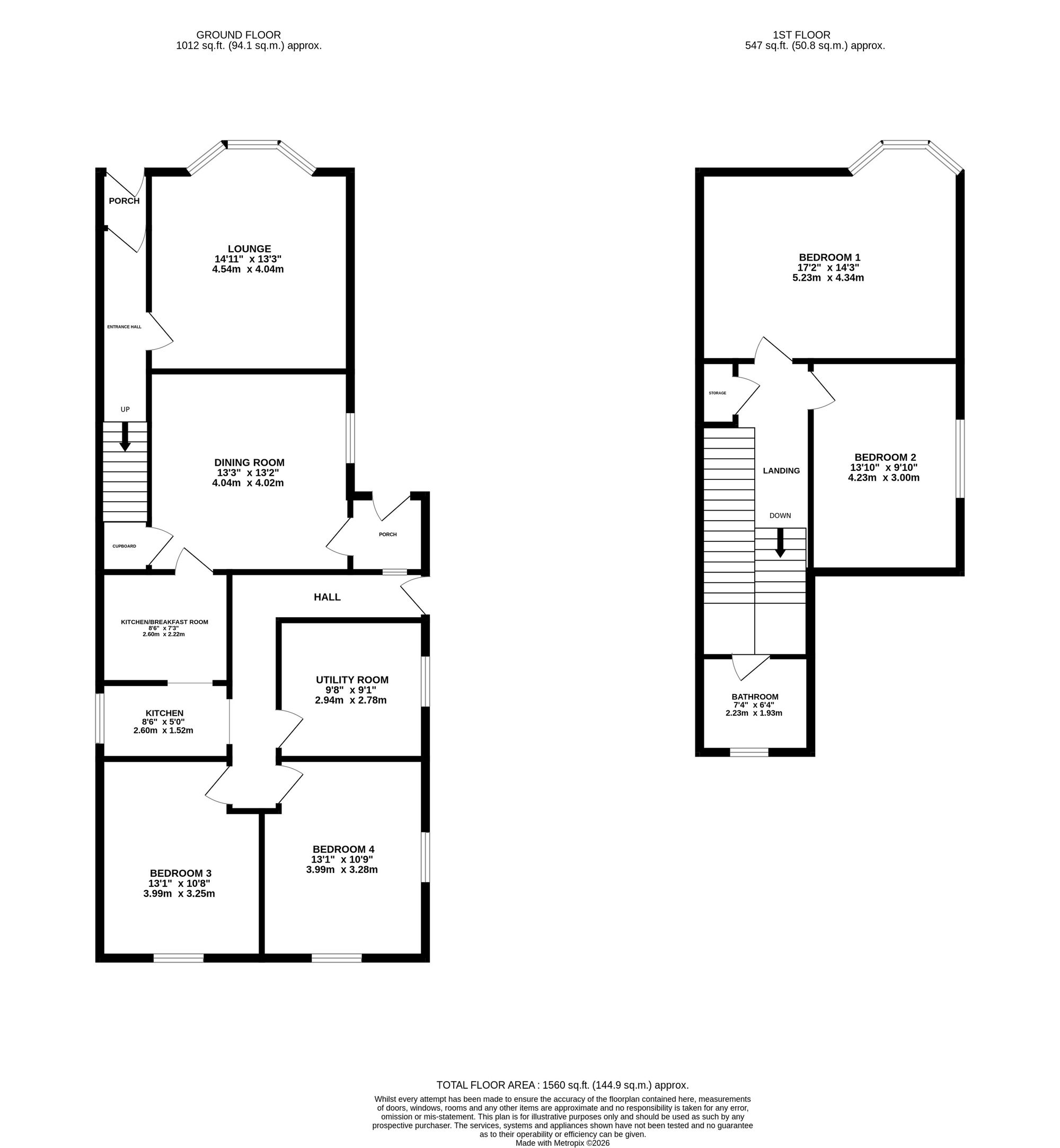 Glenview Ruthven Street, Auchterarder floorplan
