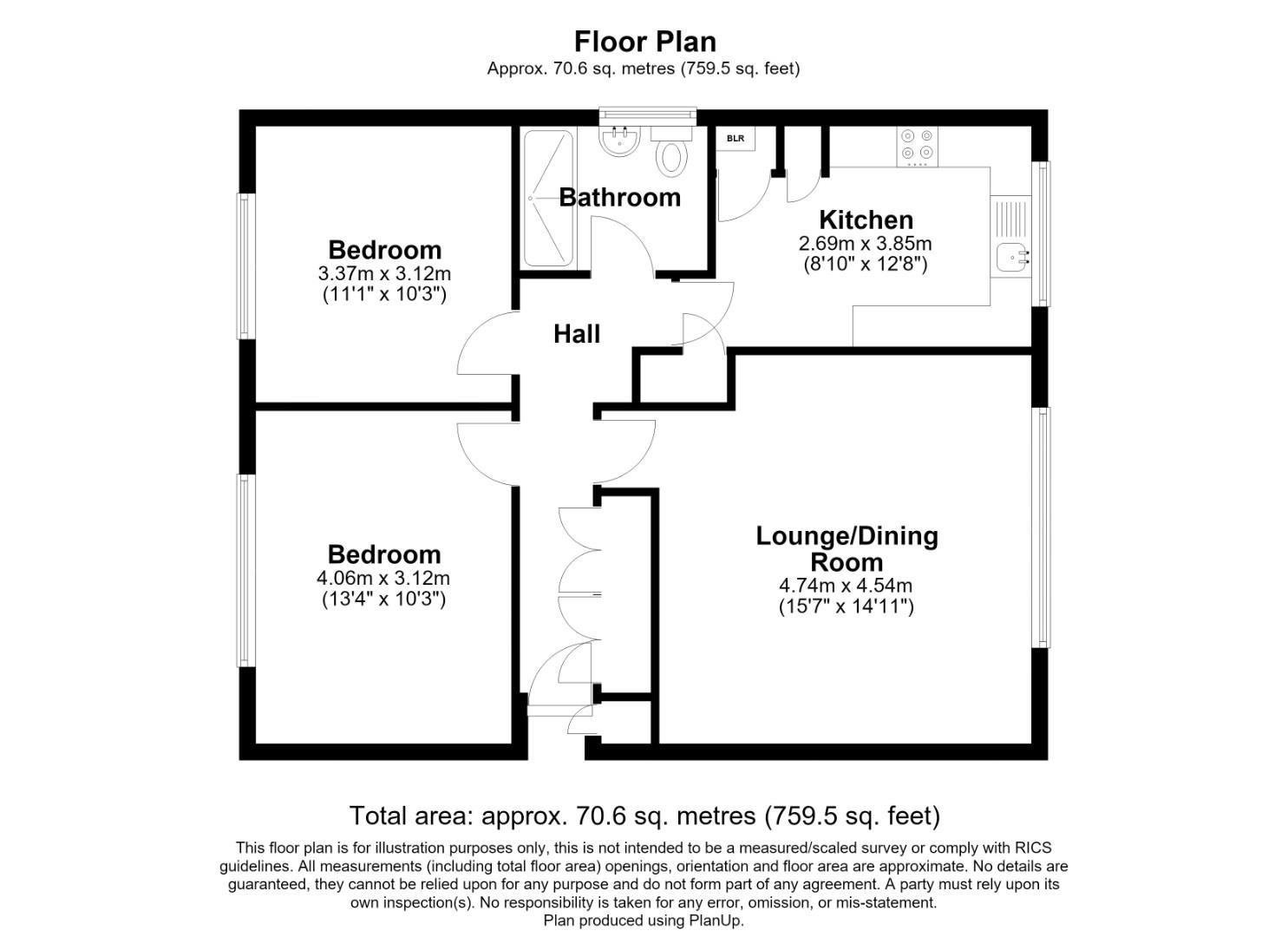 74, Winchfield Drive, Birmingham floorplan