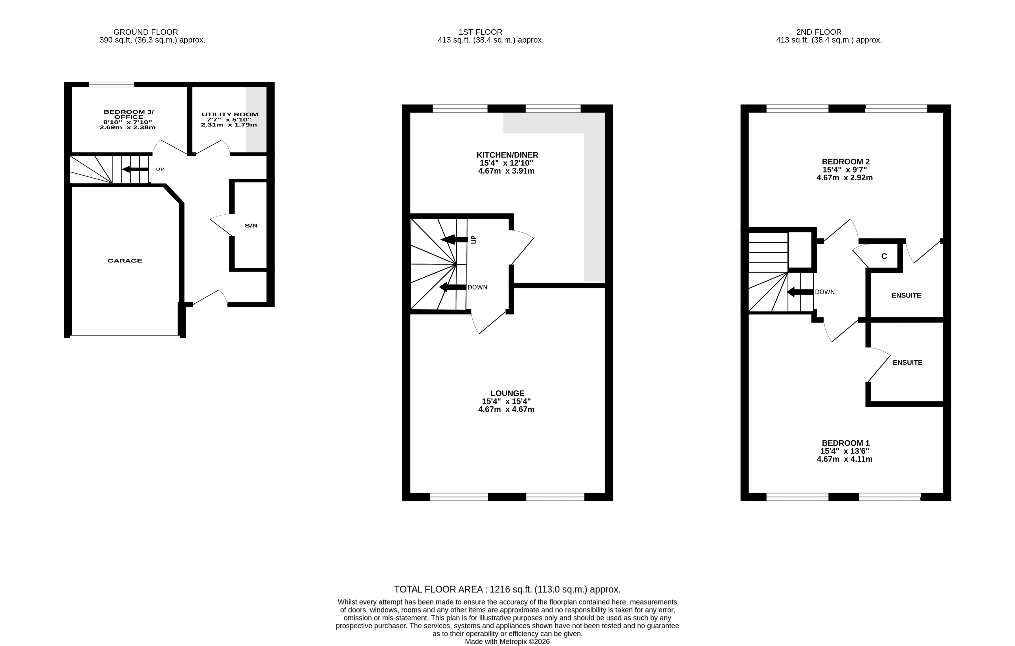 29, Brander Close, Bradford floorplan