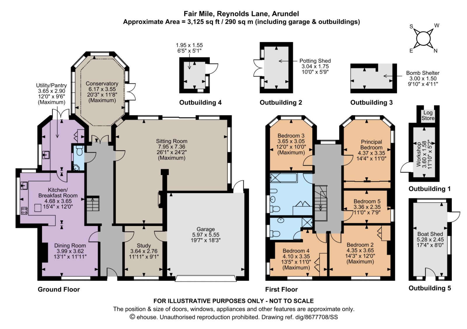 Fairmile,, Reynolds Lane, Arundel floorplan