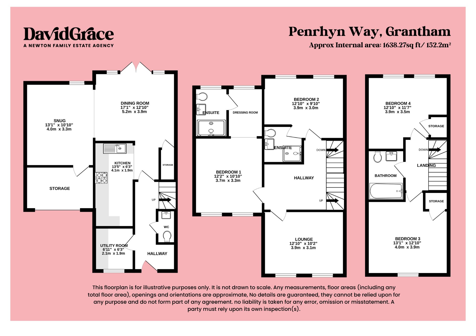 25 Penrhyn Way, Grantham floorplan