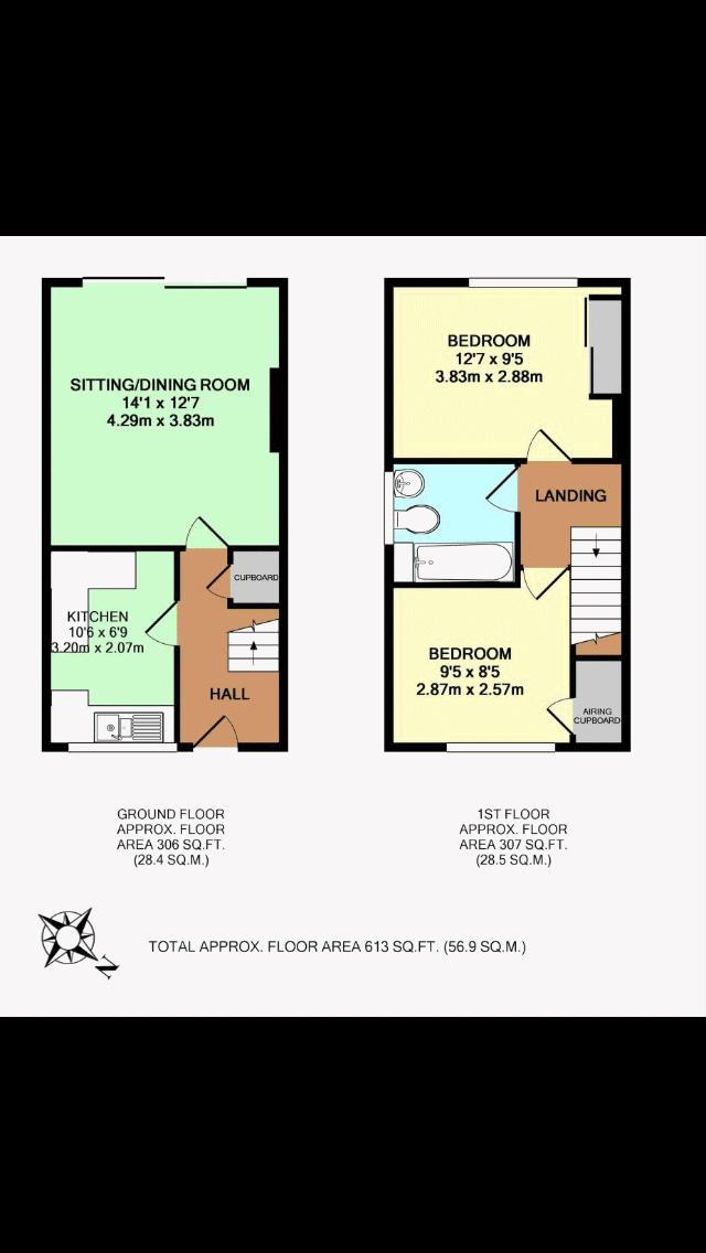 2 Bedrooms Semi-detached house for sale in Forge Croft, Edenbridge TN8