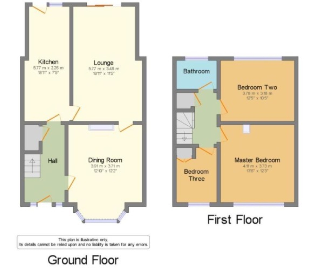 4, Bertram Close, Tipton floorplan