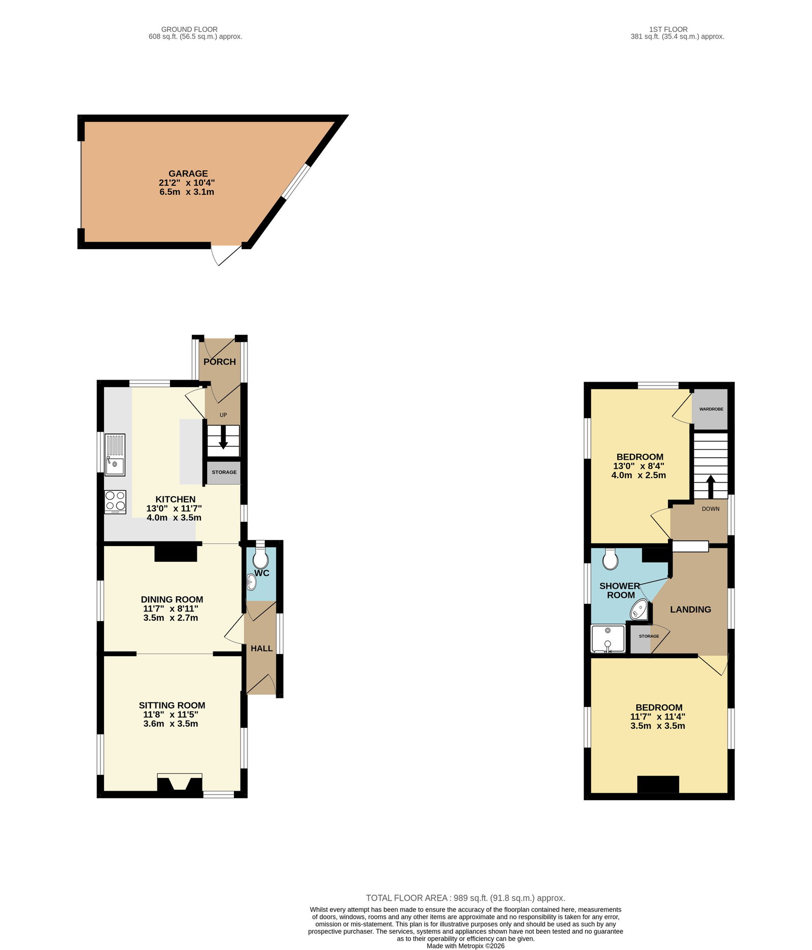 35, Poolbrook Road, Malvern floorplan
