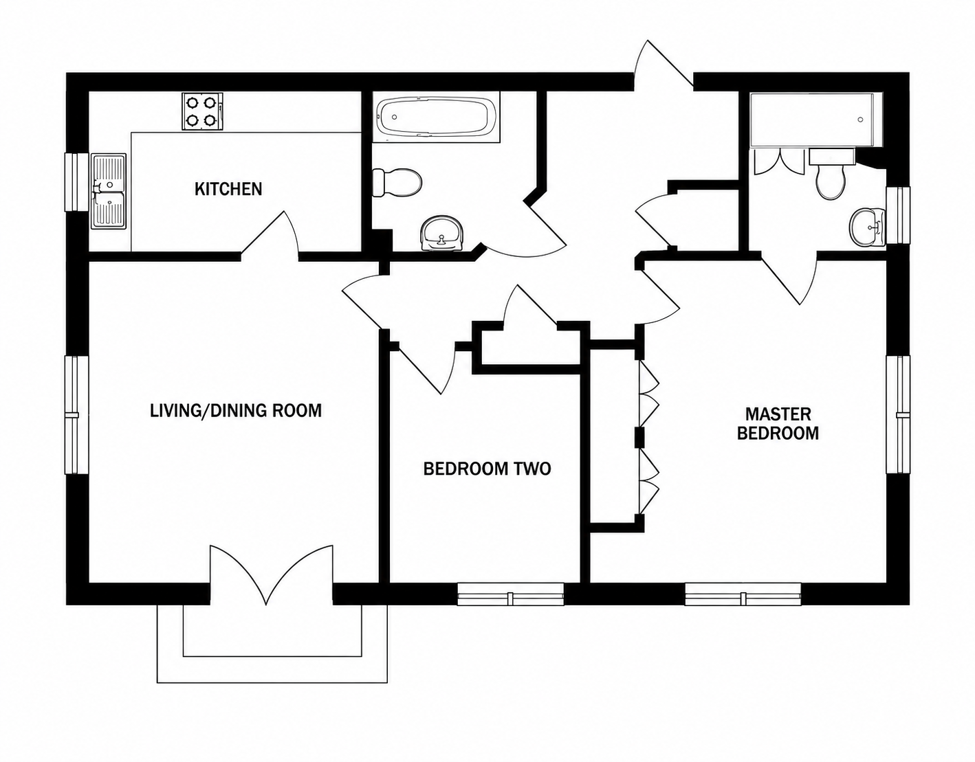 Ben Rhydding Drive, West Yorkshire floorplan