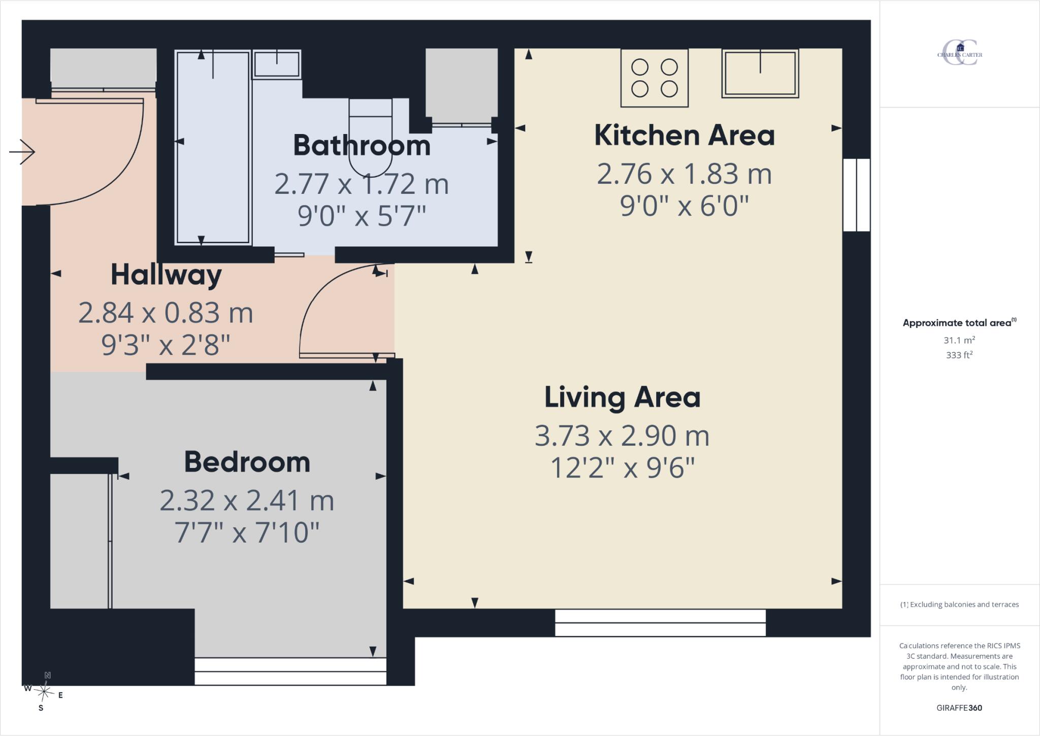40, Coventry Close, Tewkesbury floorplan