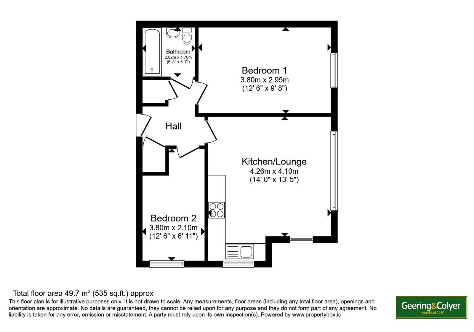 62, Furfield Chase, Maidstone floorplan