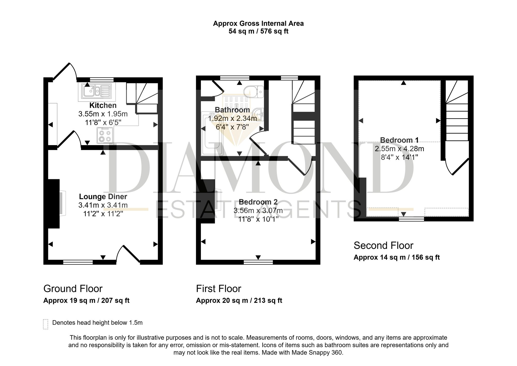 51 Belmont Road, Tiverton floorplan