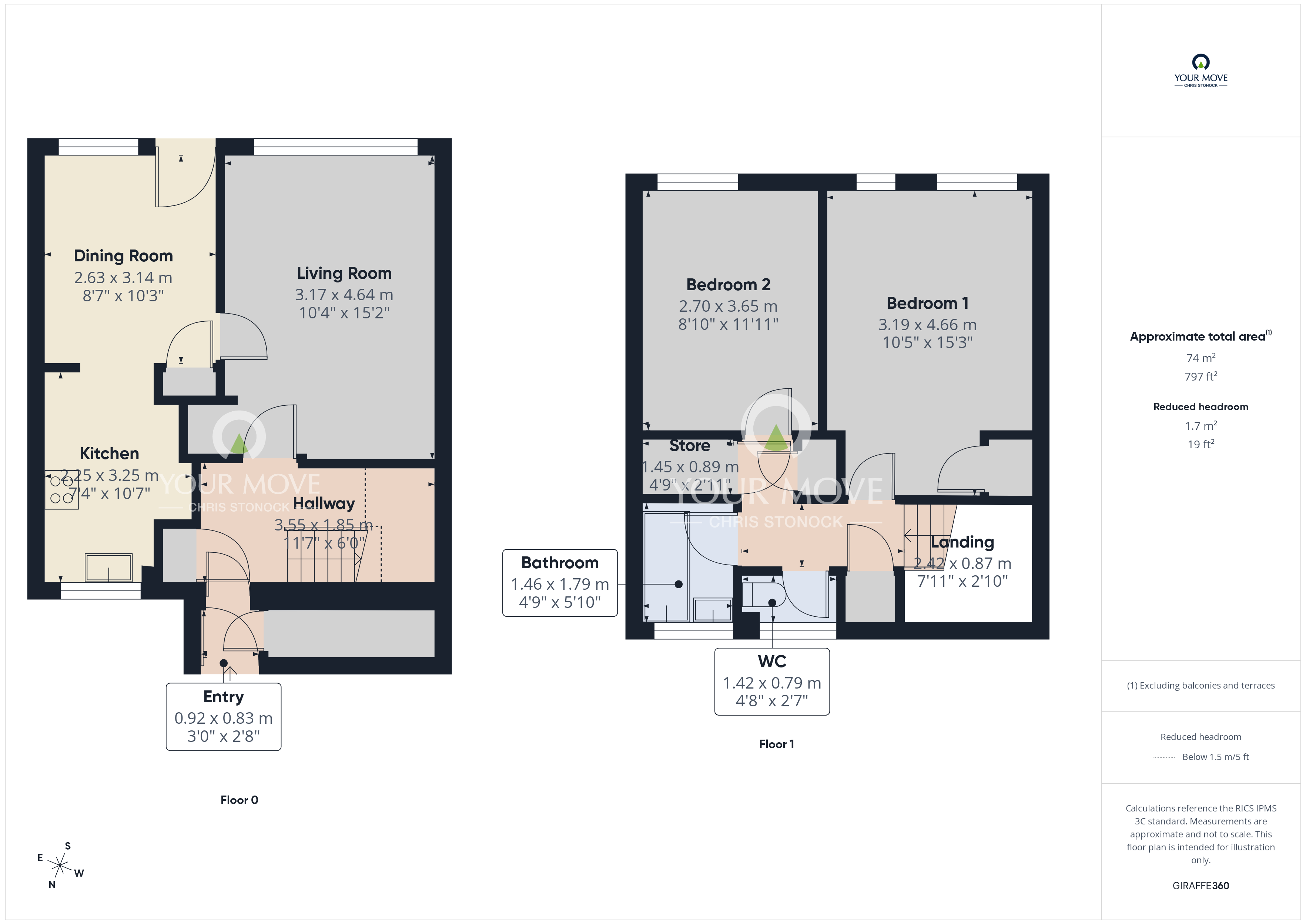 75, Mount Pleasant Court, Tyne and Wear floorplan