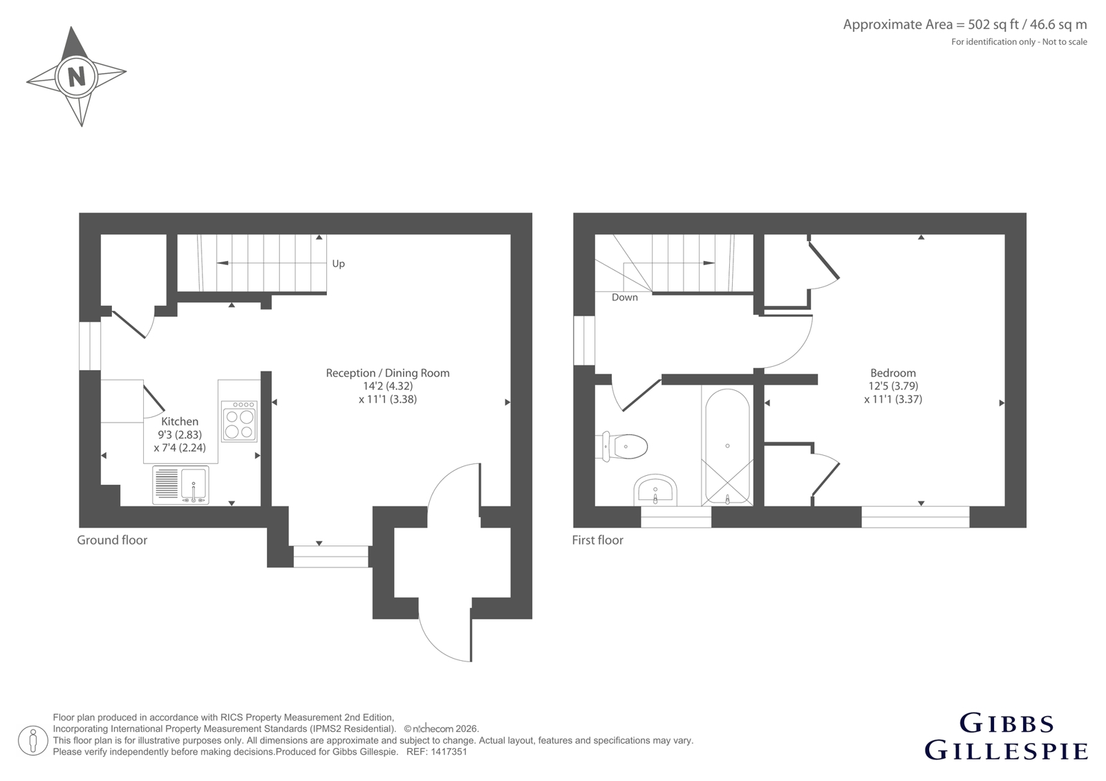 74, Newcombe Rise, West Drayton floorplan