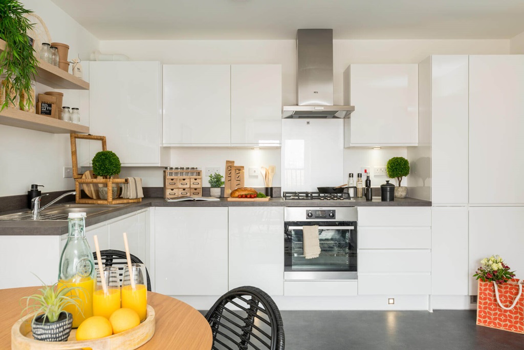 Property 3 of 6. The Open Plan Kitchen Has Plenty Of Space For Cooking And Food Prepartion