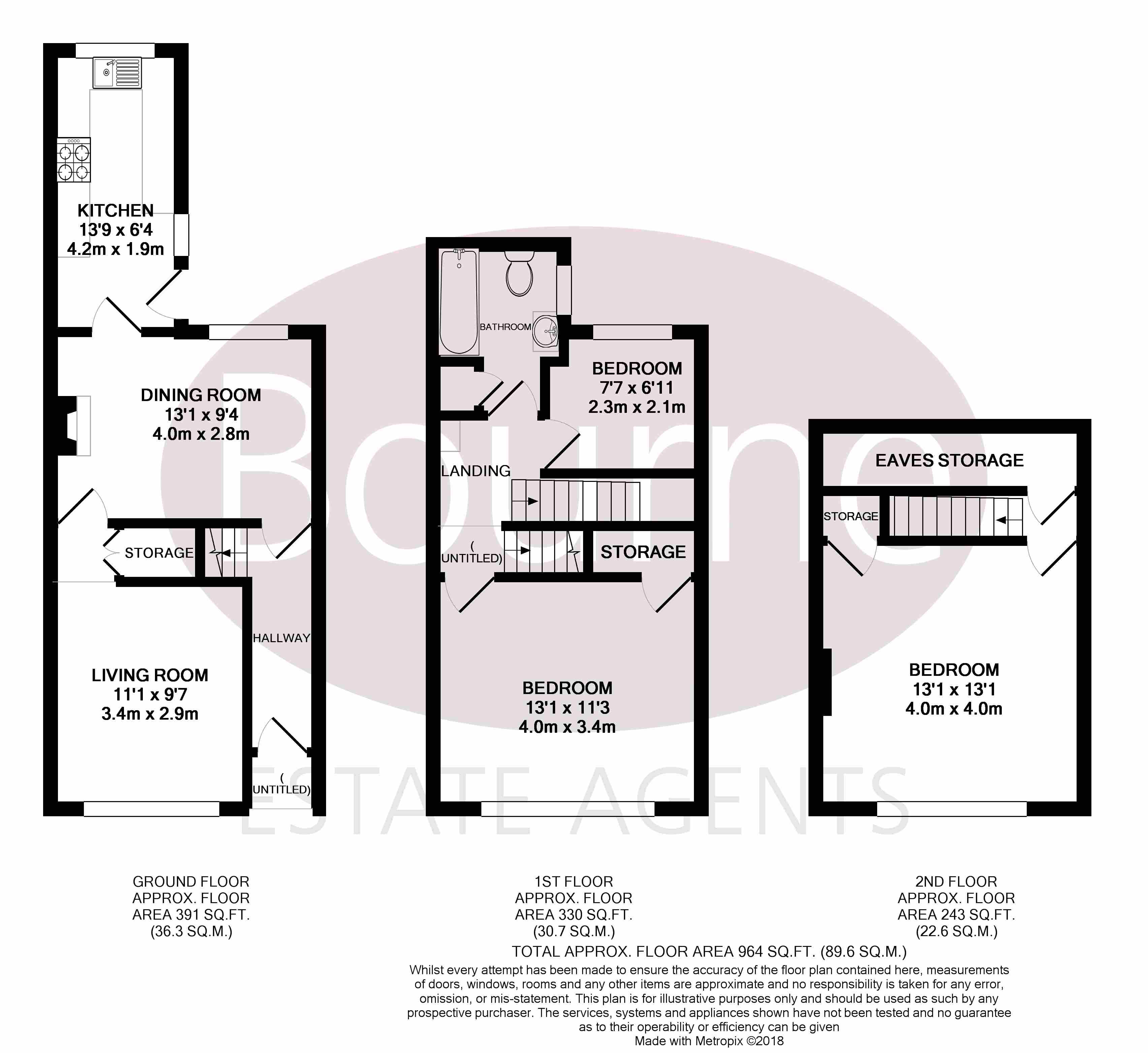 3 Bedrooms Town house for sale in Loop Road, Woking GU22