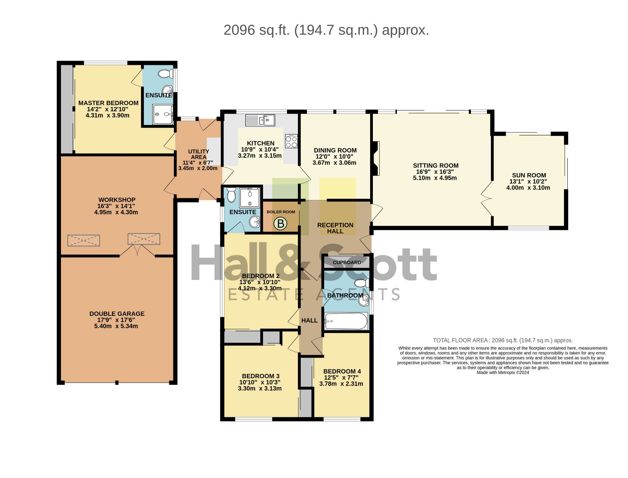 5 Warren Park, Ottery St Mary floorplan