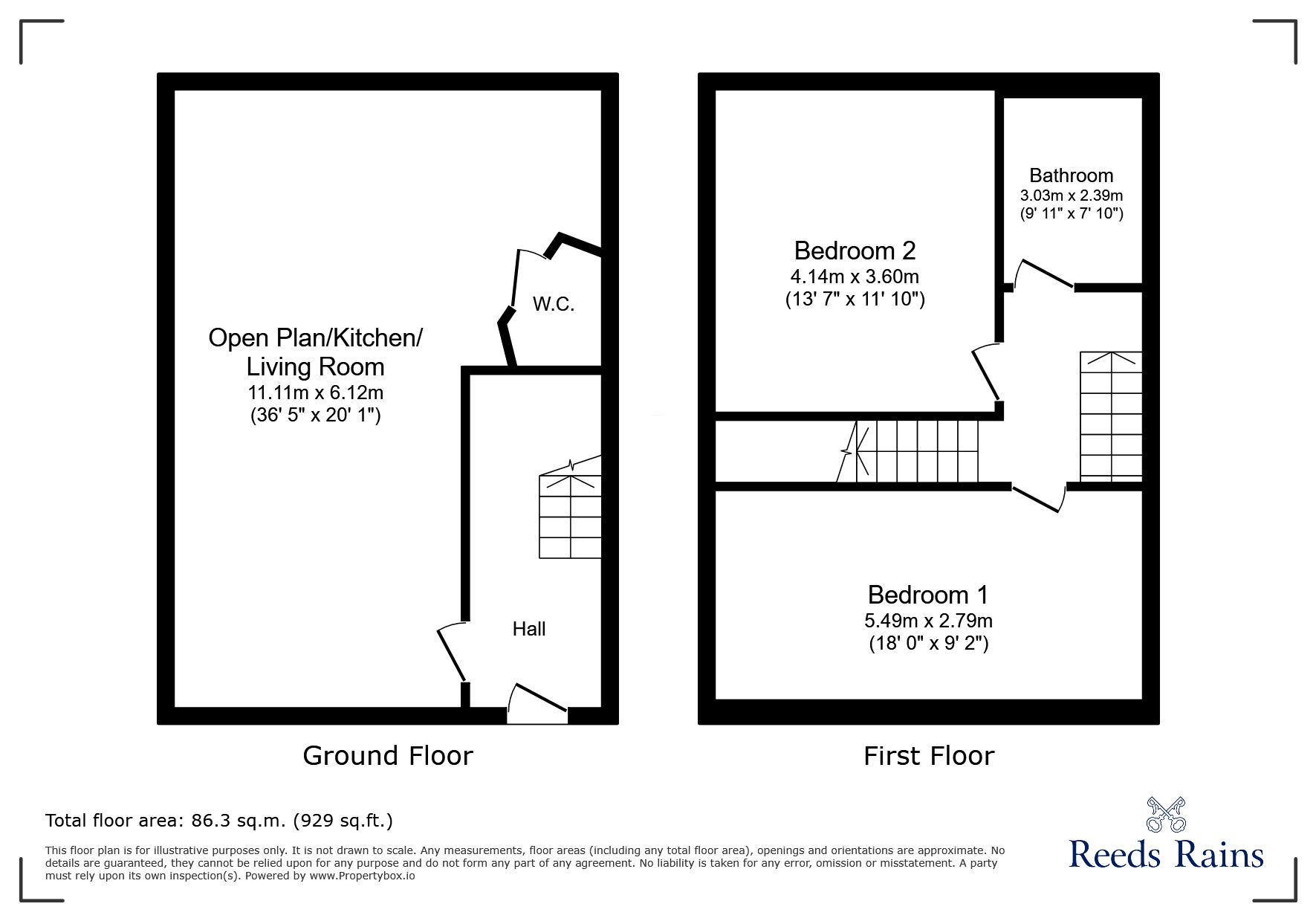 10, Northumberland Road, Newcastle upon Tyne floorplan