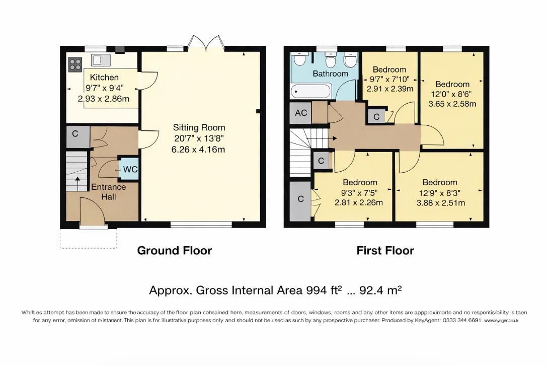 2, Green Lane, West Malling floorplan