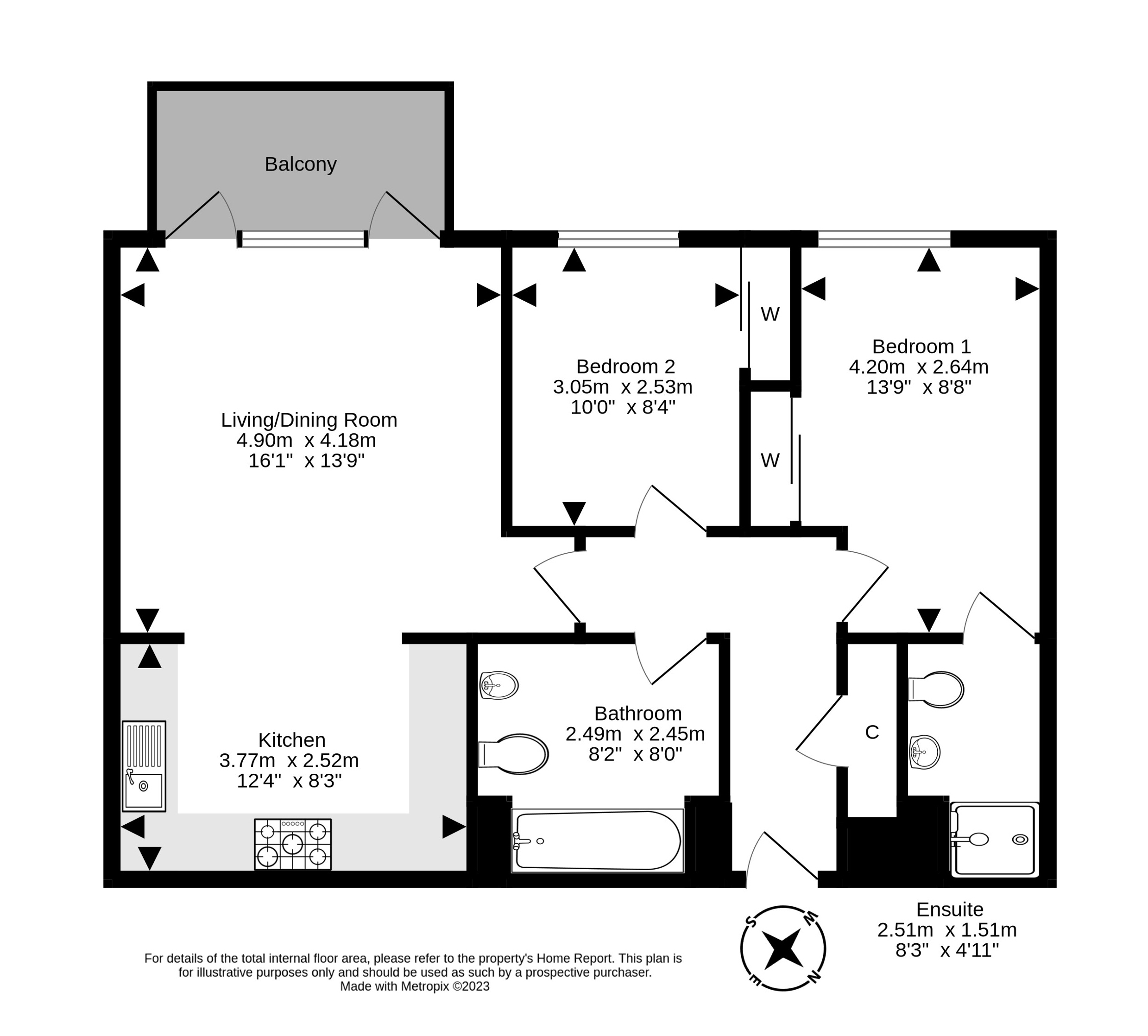 77 Hawk Brae, Livingston EH54, 2 bedroom flat for sale 64455037