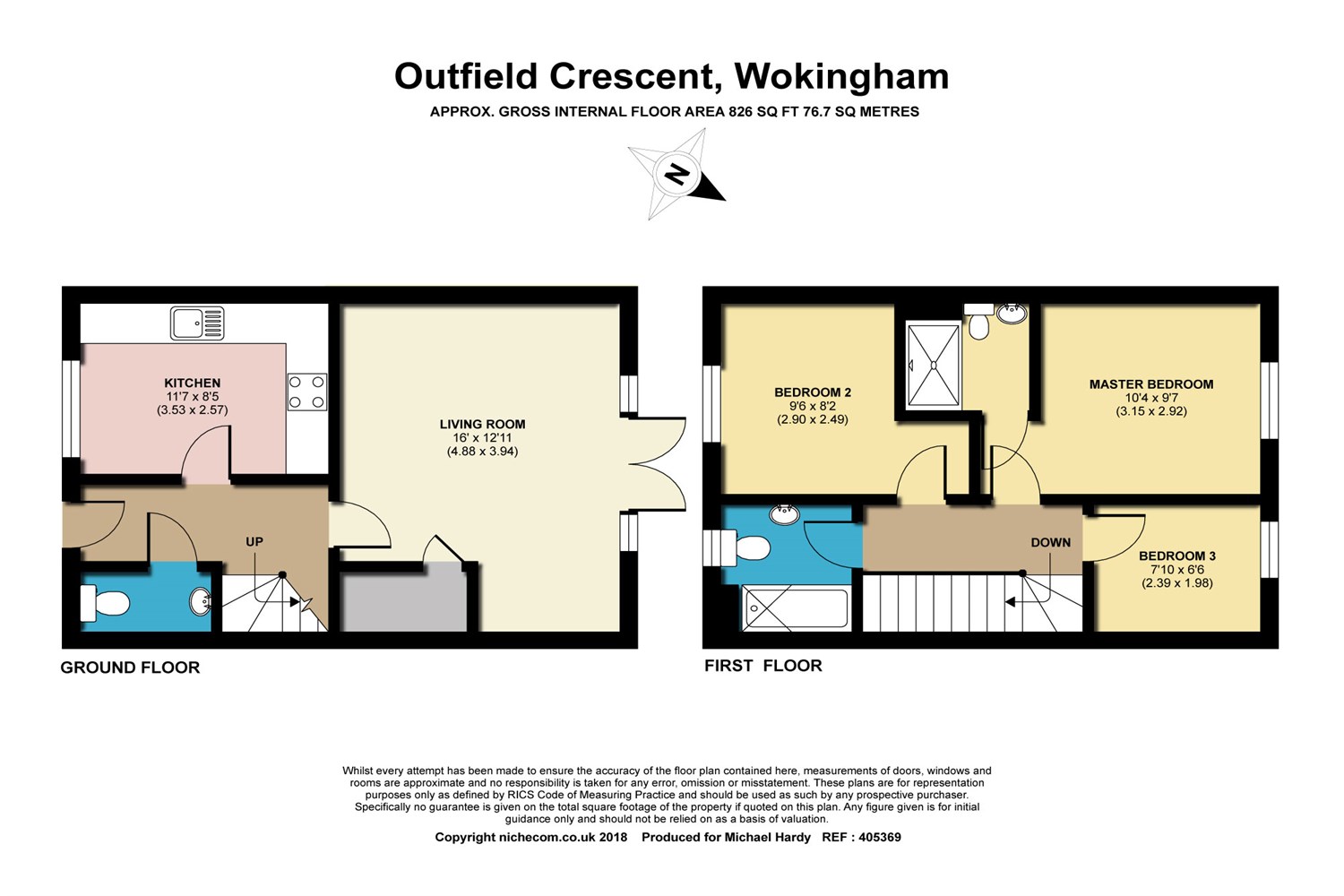 40 Outfield Crescent, Wokingham floorplan