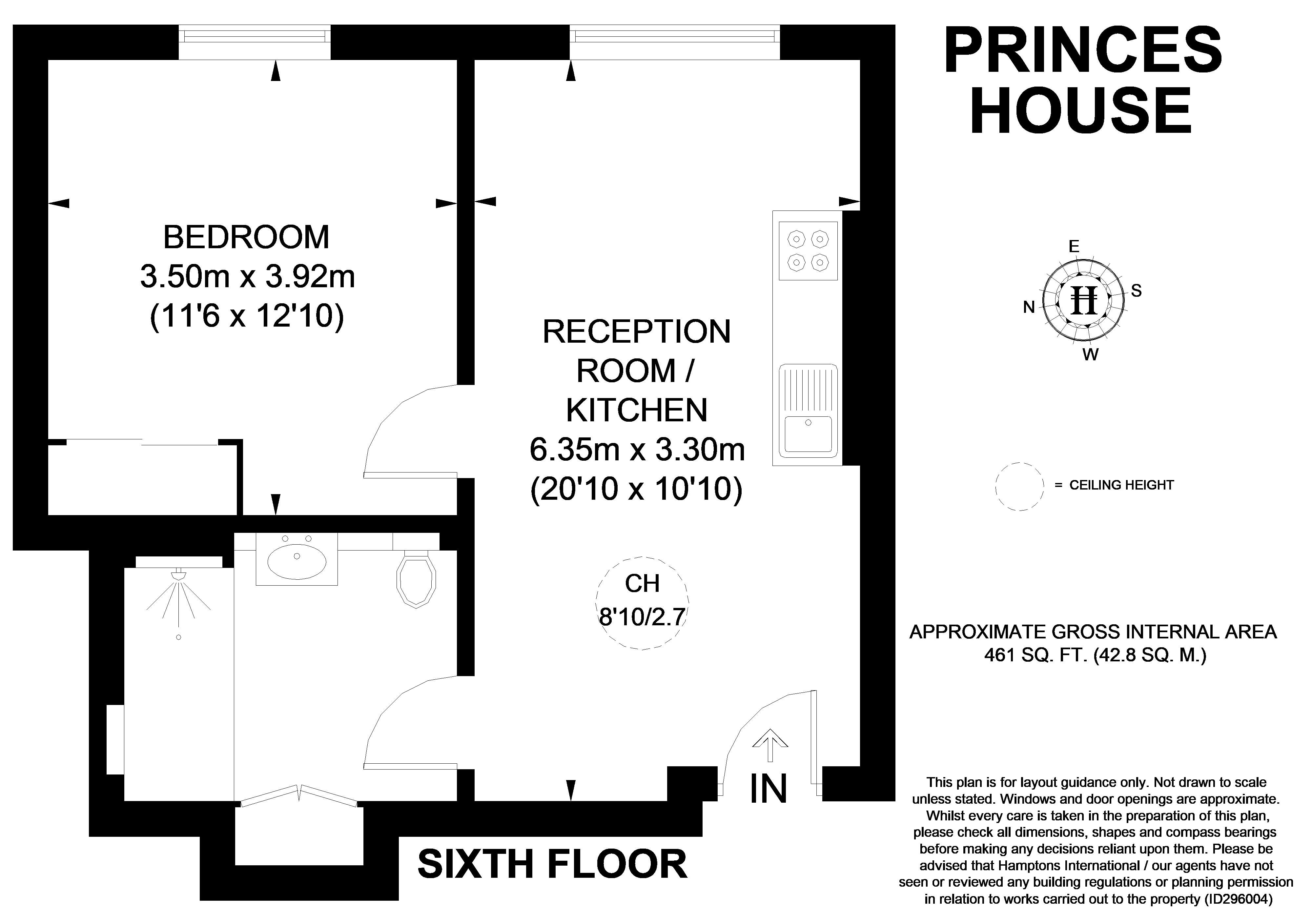 602, Princes House, 37-39, Kingsway, London floorplan