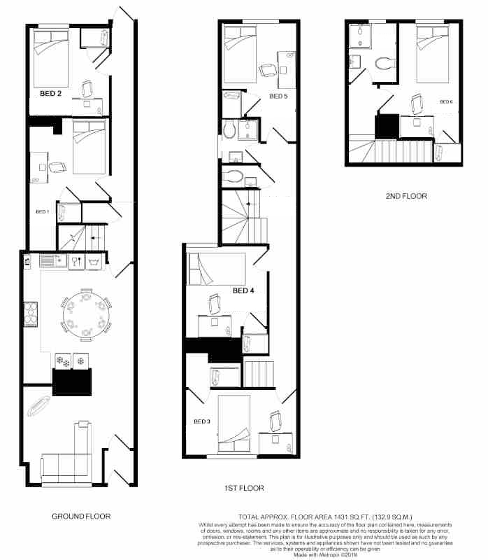 8, Orchard Road, Portsmouth floorplan